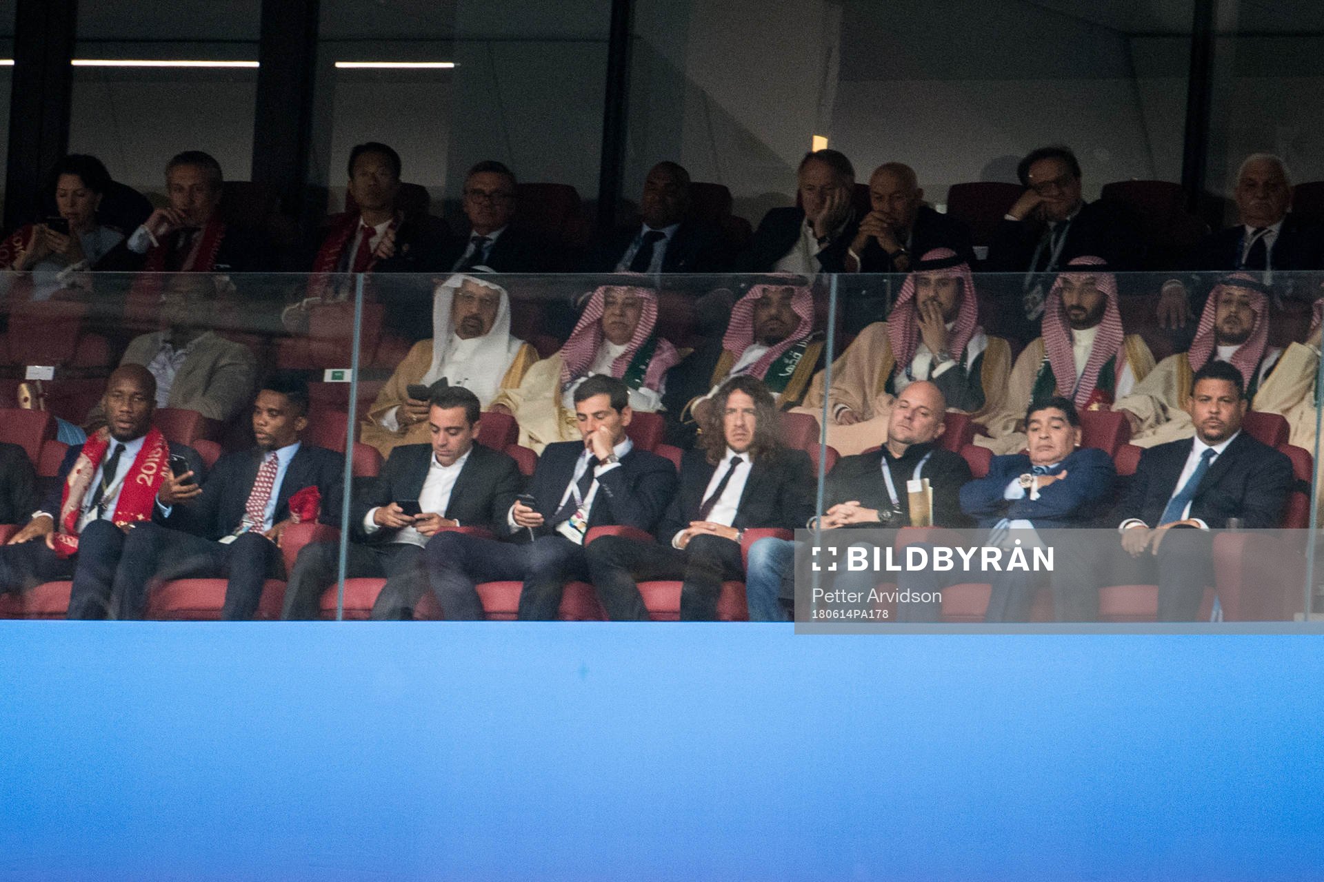 Didier Drogba, Samuel Eto'o, Xavi, Iker Casillas, Carles