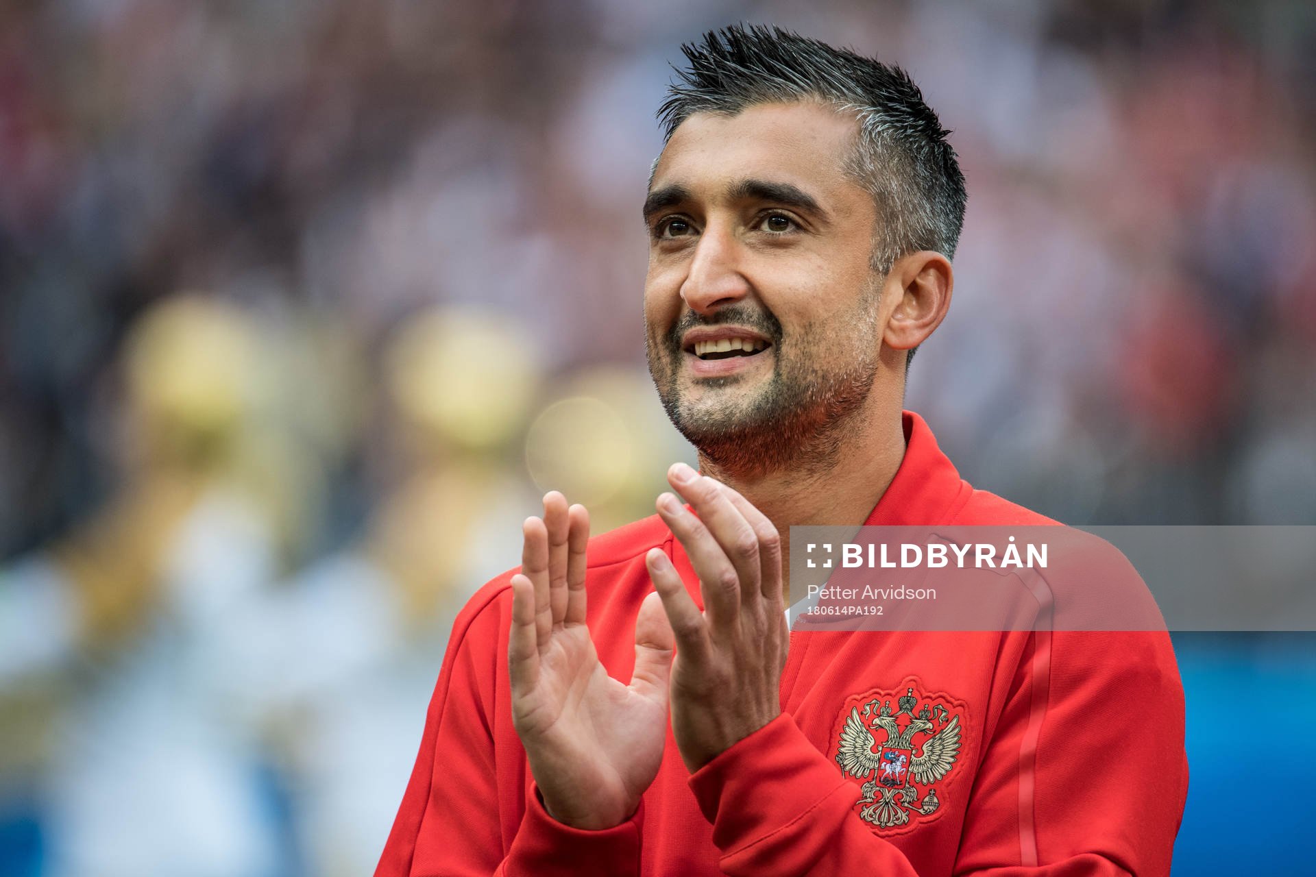 Alexander Samedov of Russia prior the FIFA World Cup group