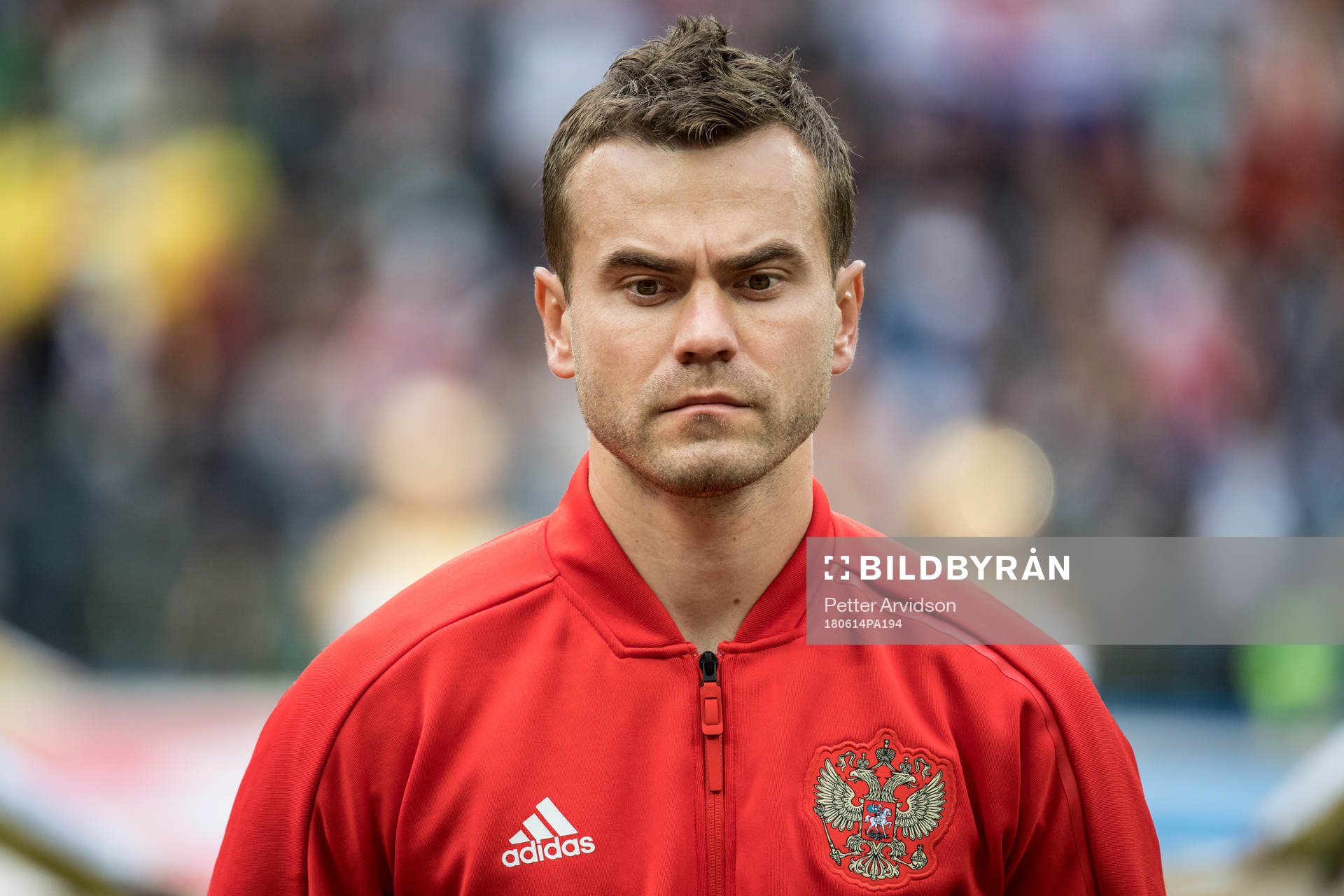 Goalkeeper Igor Akinfeev of Russia prior the FIFA World Cup