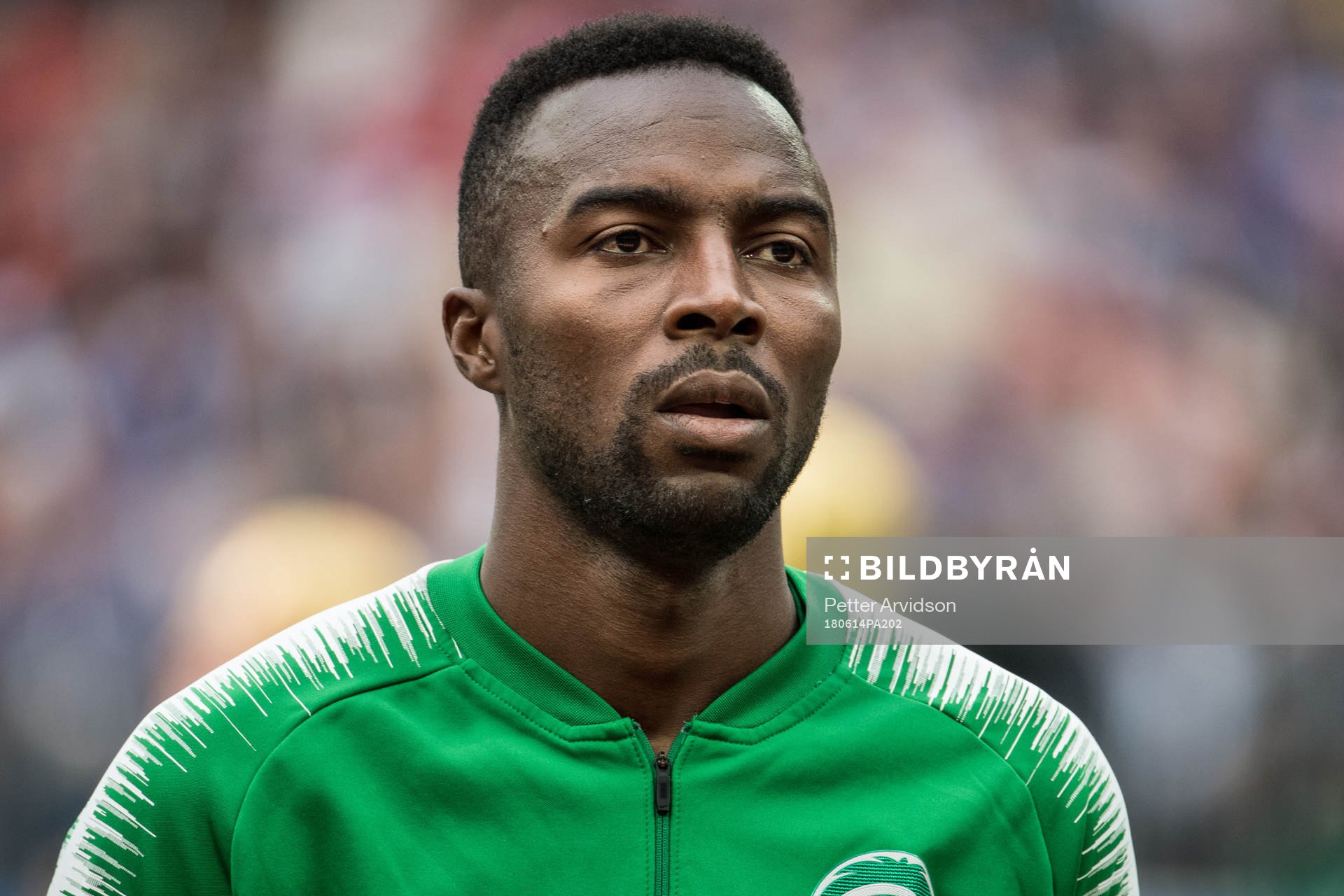 Osama Hawsawi of Saudi Arabia prior the FIFA World Cup