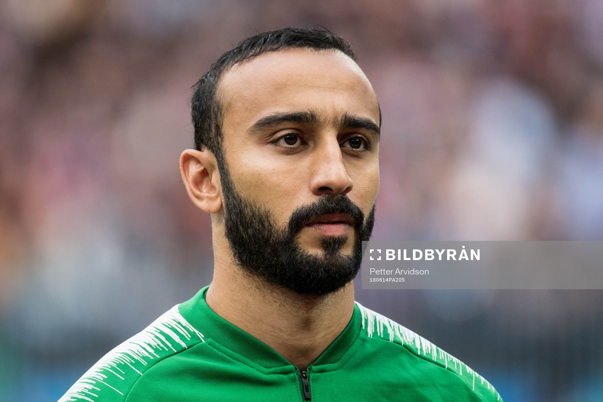 Mohammad Al-Sahlawi of Saudi Arabia prior the FIFA World