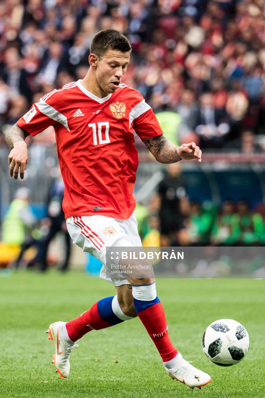 Fedor Smolov of Russia