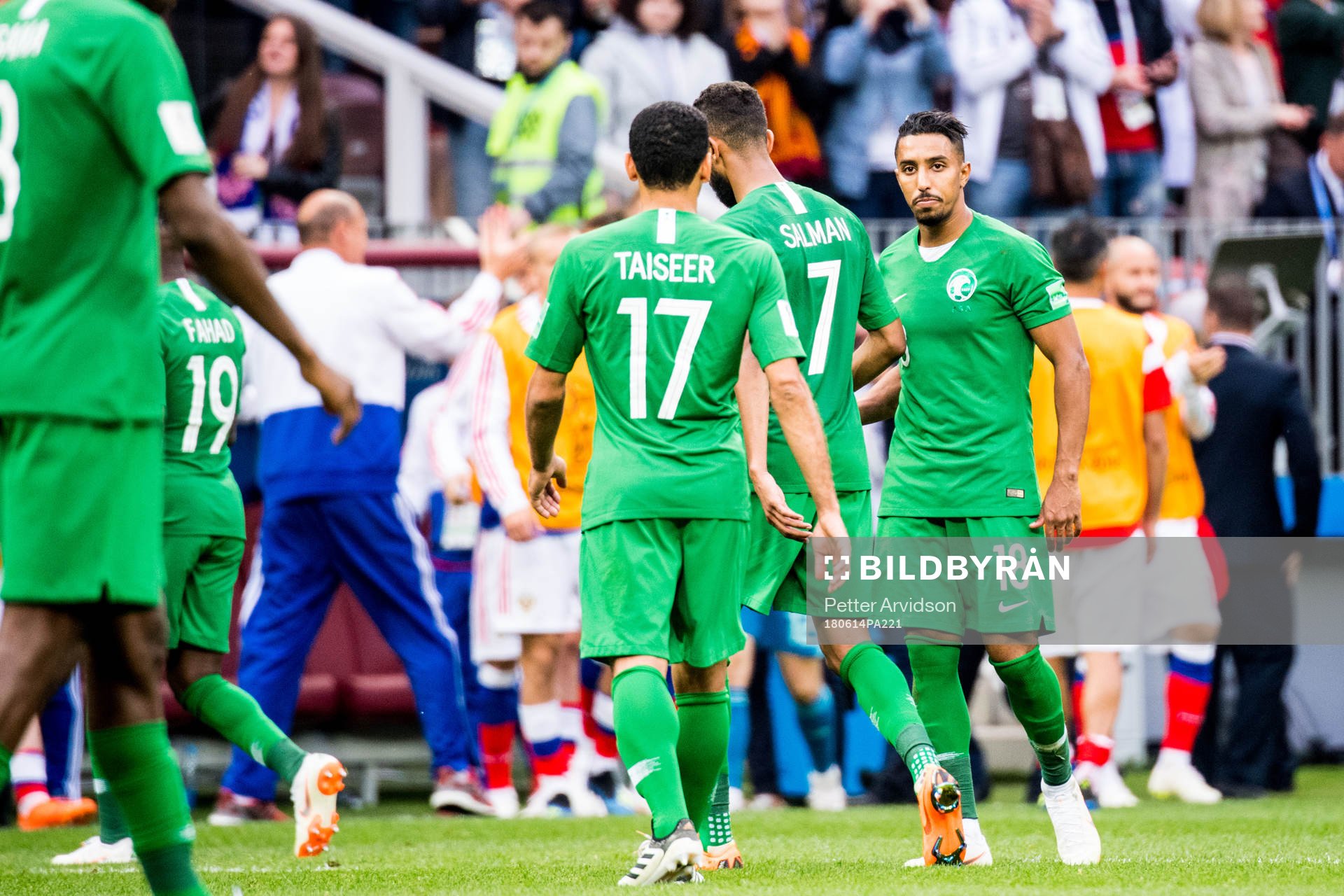 Salem Aldawsari of Saudi Arabian looks dejected