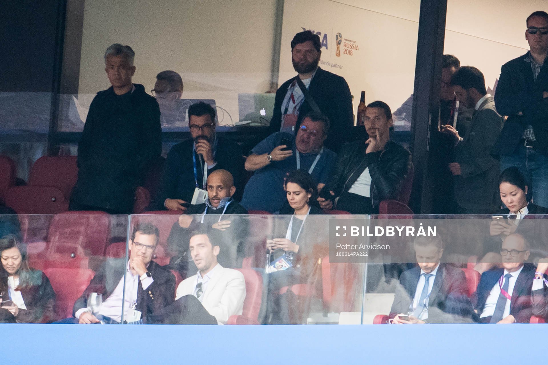 Football agent Mino Raiola and Swedish player Zlatan