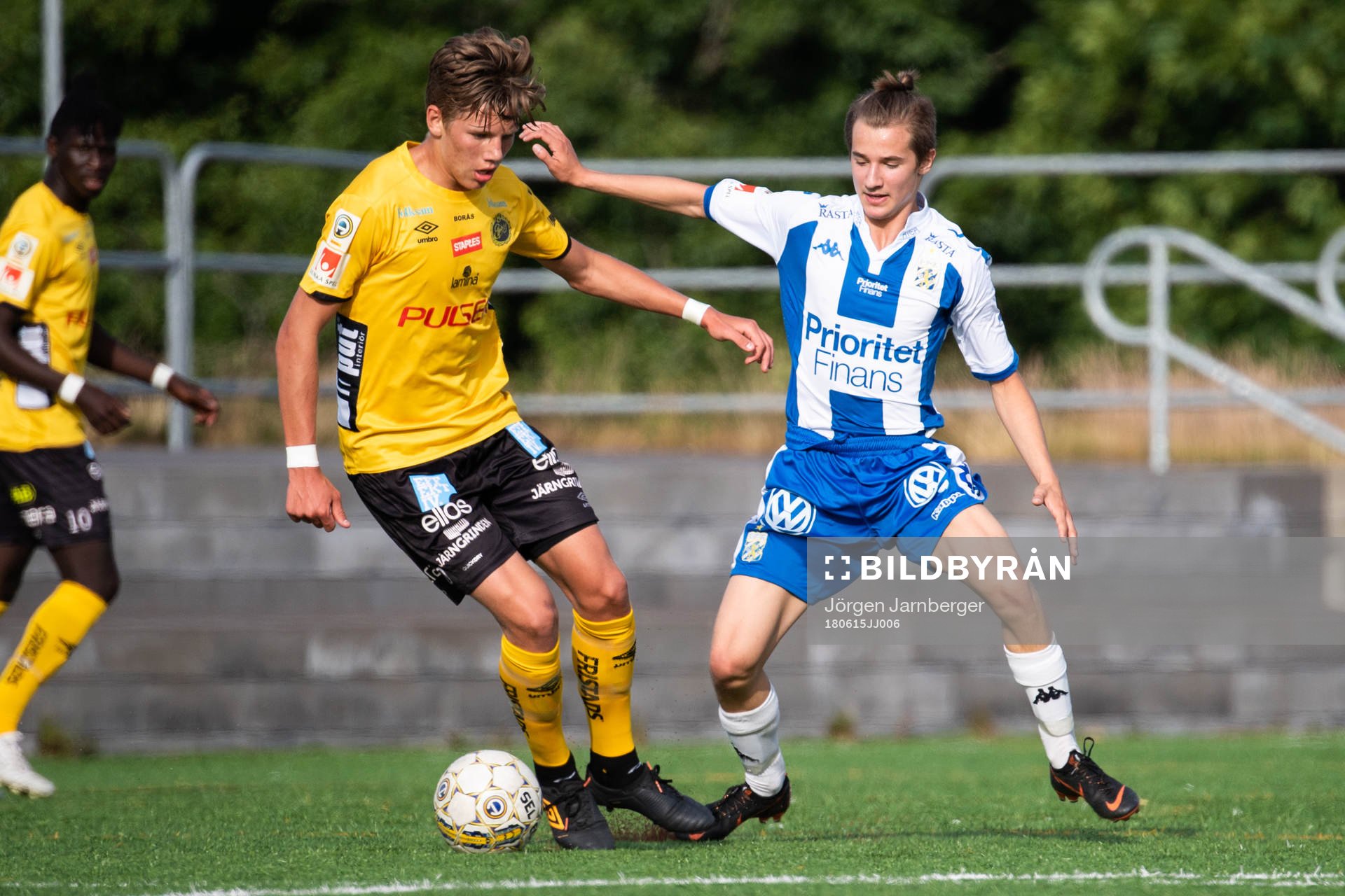 Elfsborgs Noah Söderberg och IFK Göteborgs Dante Scolieri