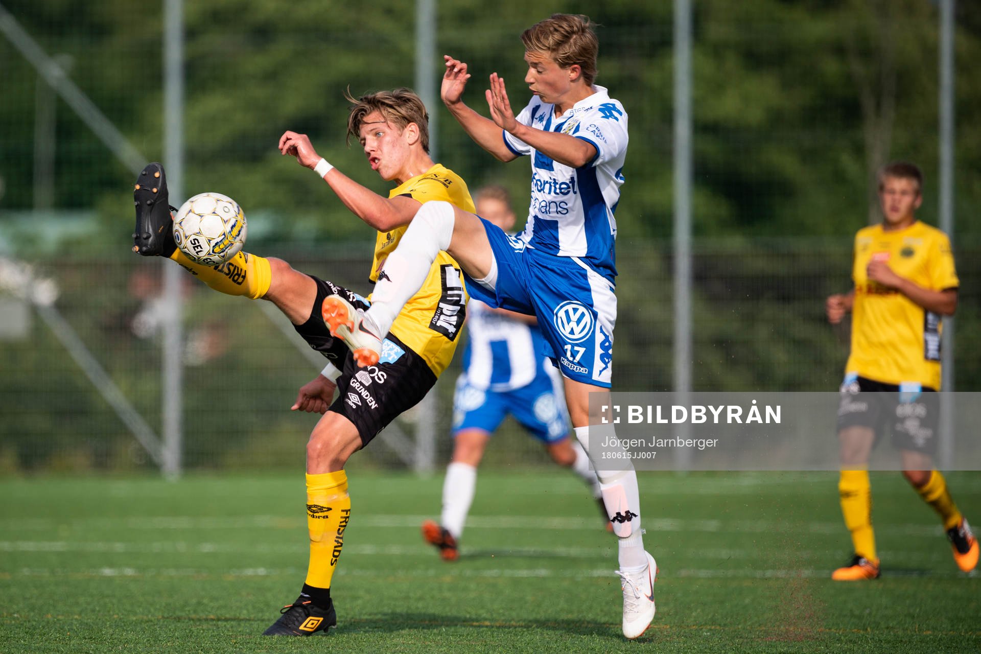 Elfsborgs Noah Söderberg och IFK Göteborgs Edwin Andersson