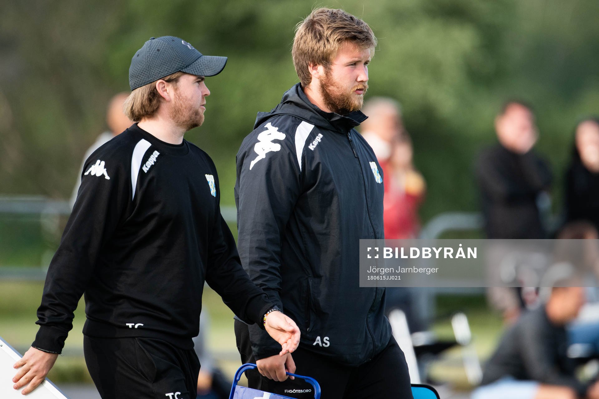 IFK Göteborgs tränare Alexander Severin och Thomas Paul
