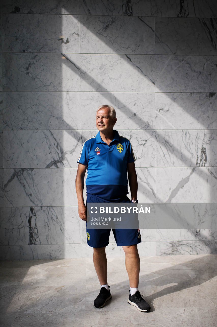 Team Manager Lars Richt poses for a portrait at a press