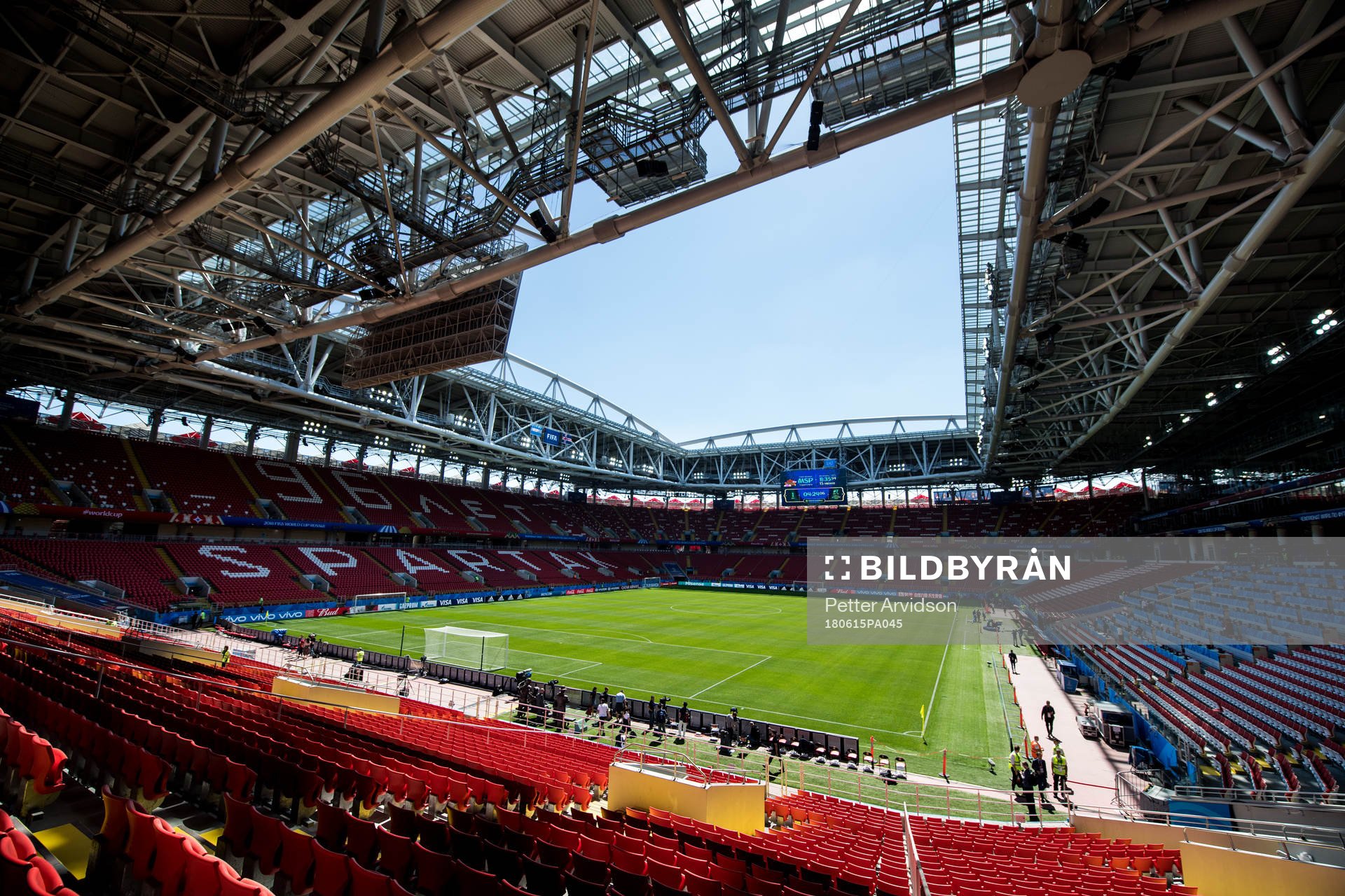 General view of Spartak Stadium prior a practice session