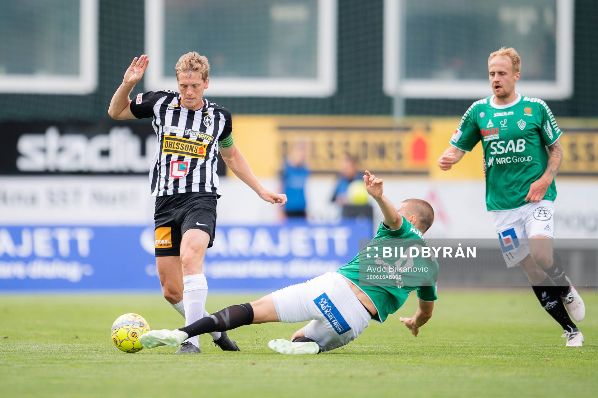 Landskronas Philip Andersson och Brages Benjamin Hjertstrand