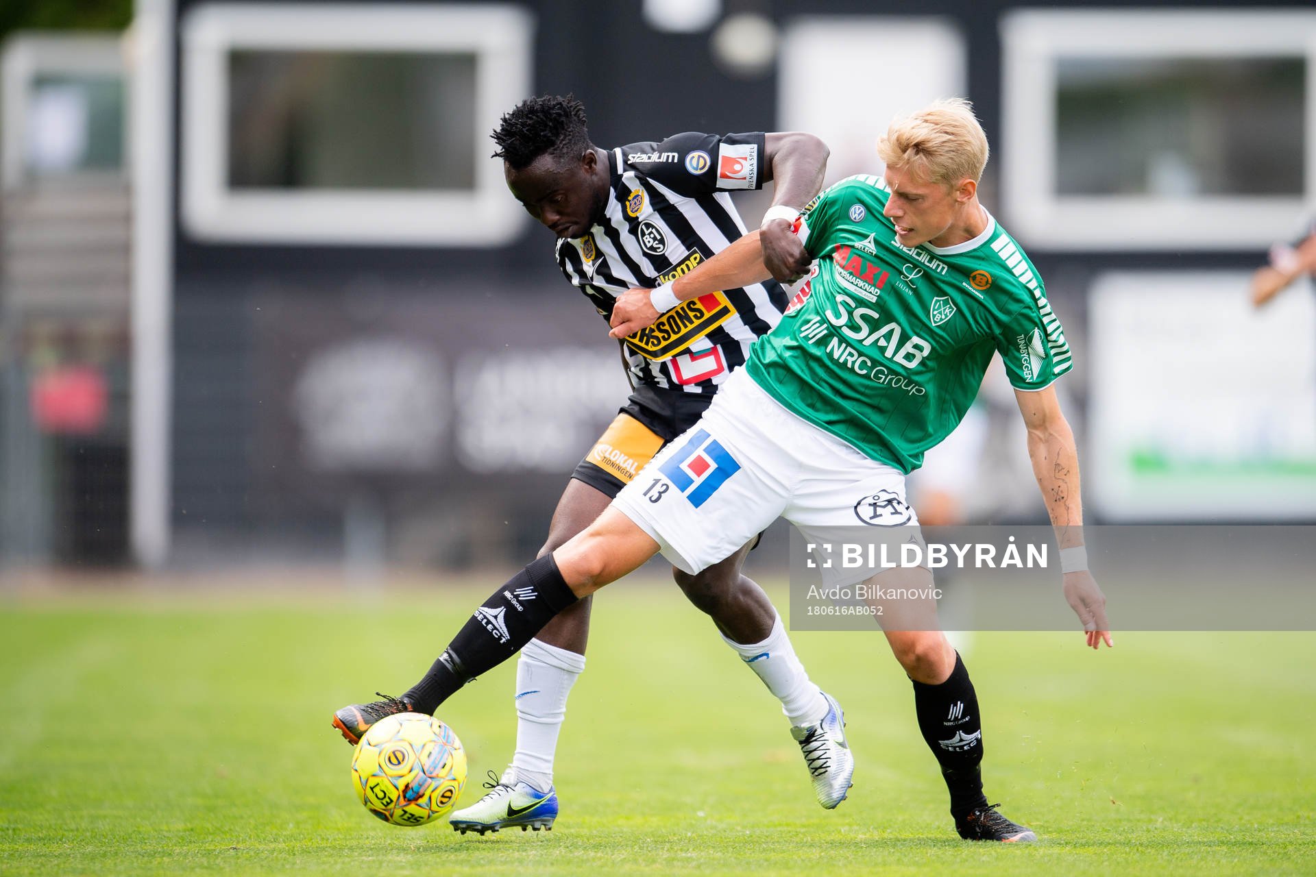 Landskronas Edafe Egbedi och Brages Pontus Hindrikes