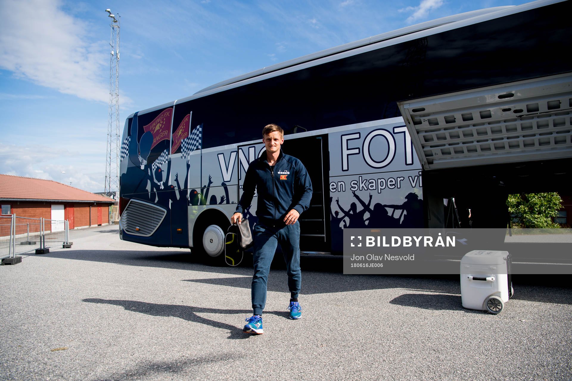 André Danielsen of Viking arrives