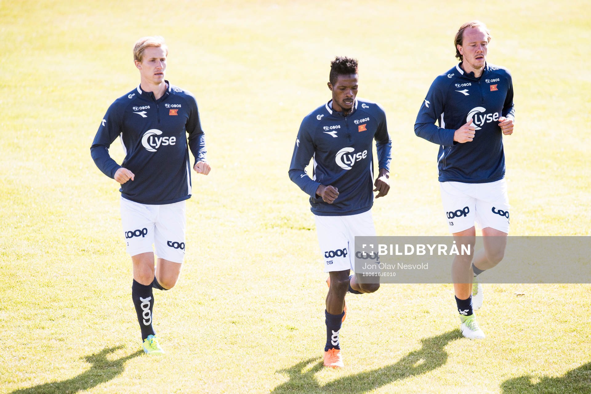 Viljar Vevatne, Usman Sale and Rolf Daniel Vikstøl of
