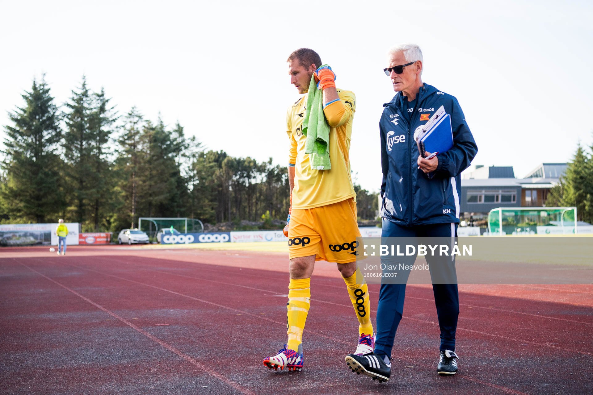 Goalkeeper Iven Austbø of Viking looks dejected in the