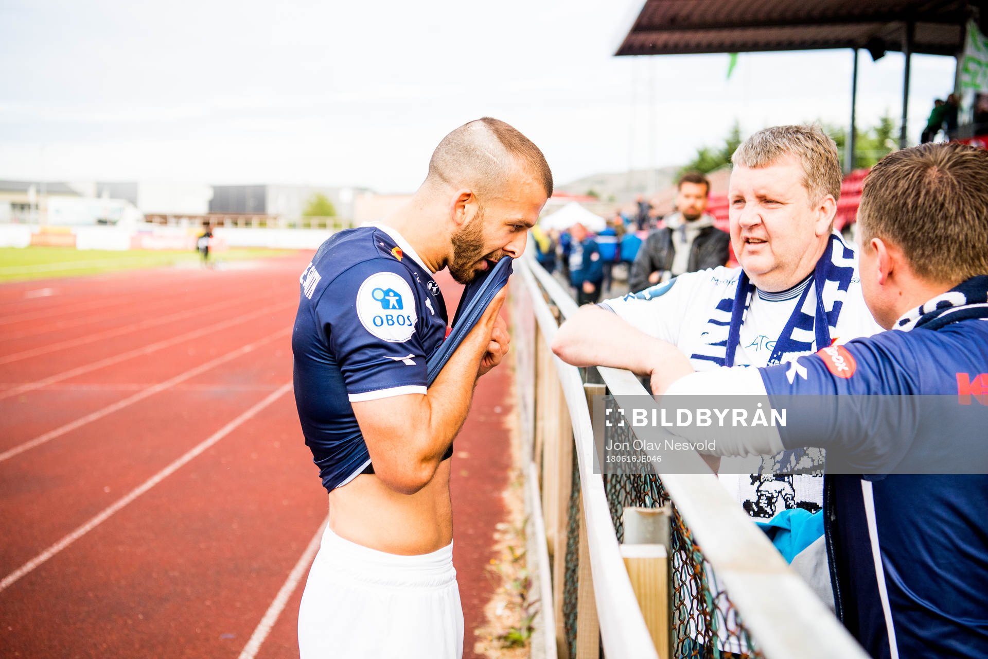 Zlatko Tripic of Viking looks dejected