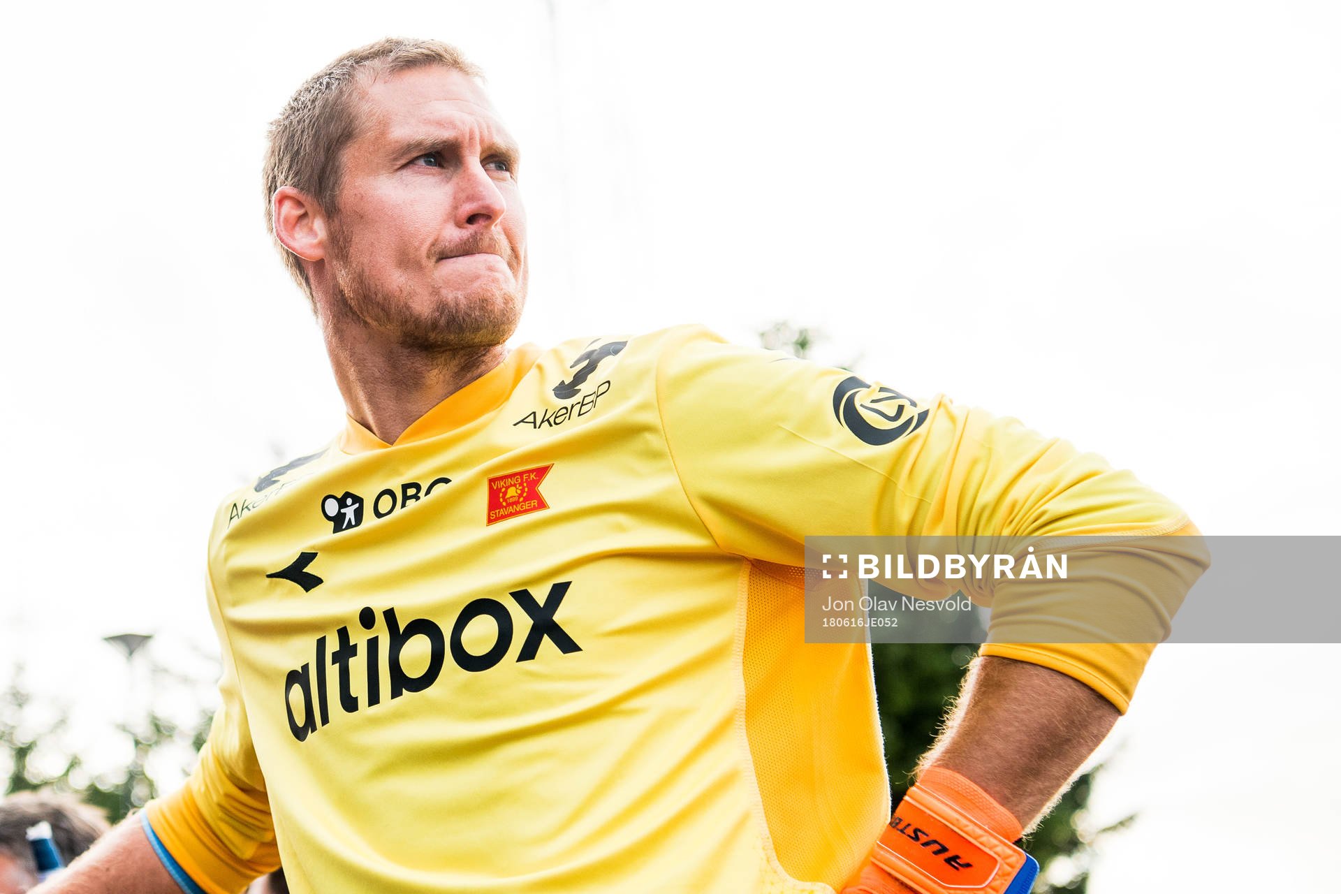 Goalkeeper Iven Austbø of Viking looks dejected