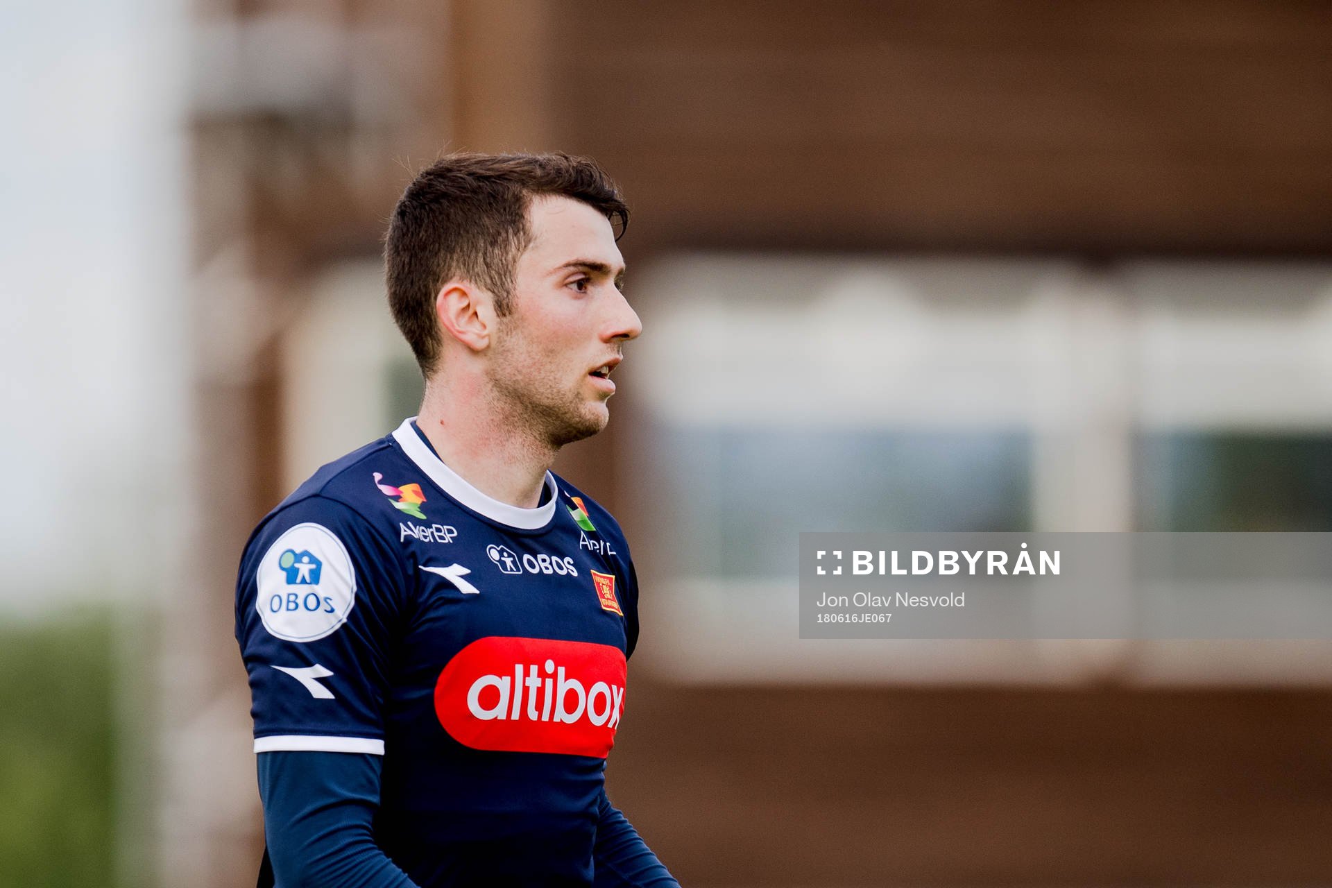 Zymer Bytyqi of Viking during the OBOS-ligaen match between Nest-Sotra and Viking on June 16, 2018 in Ågotnes.