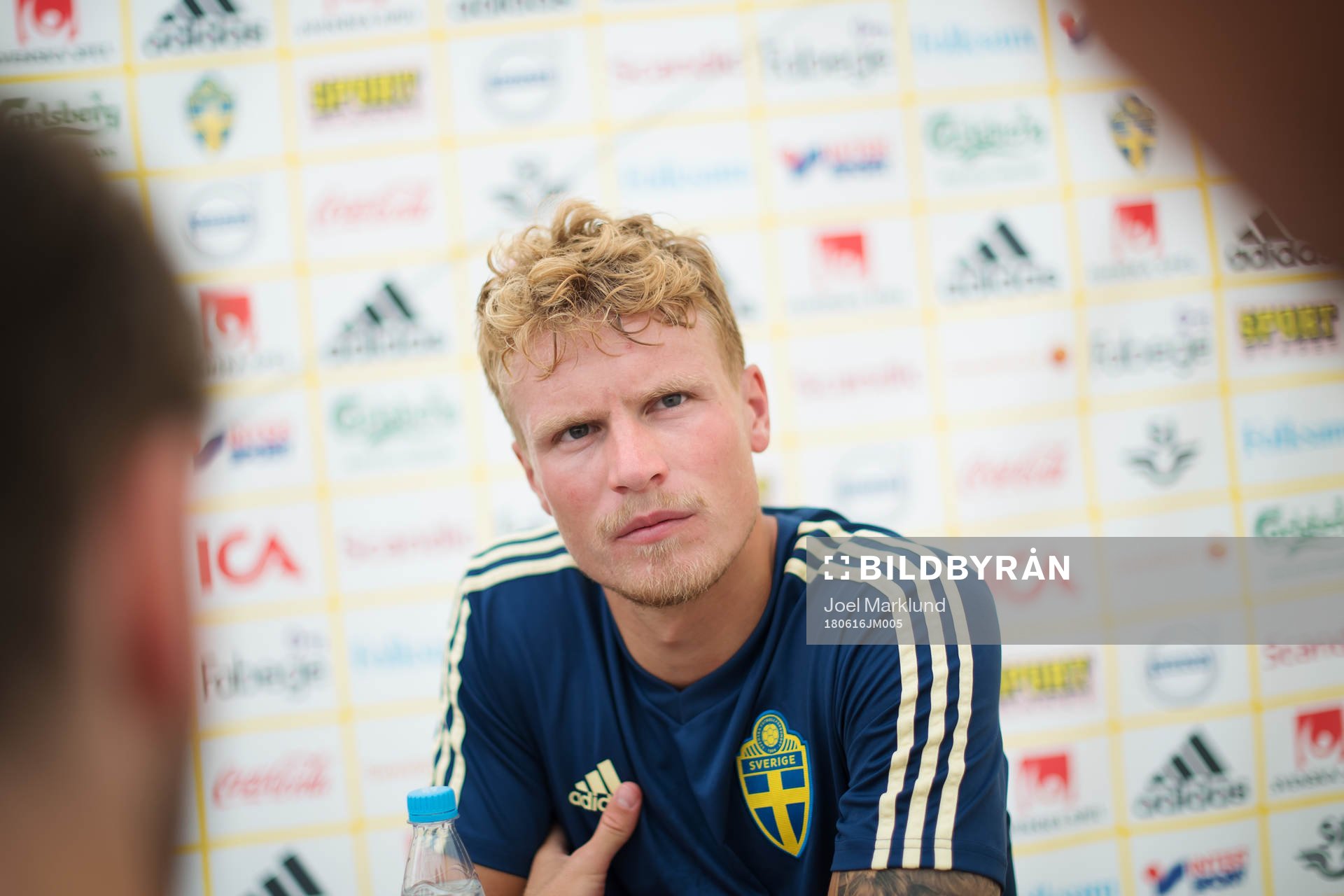 Oscar Hiljemark of the Swedish national football team