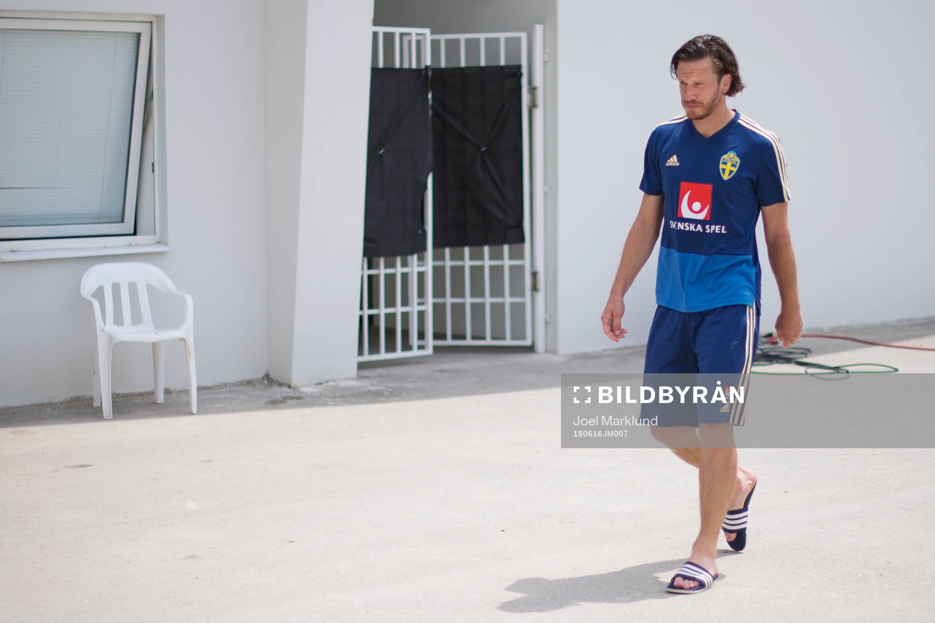 Gustav Svensson of the Swedish national football team