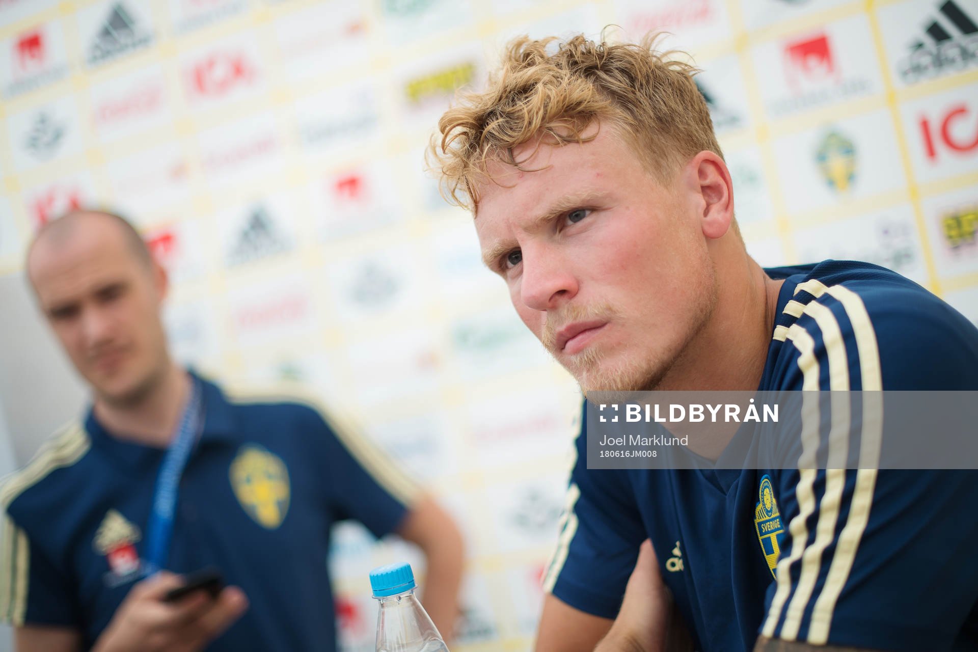 Oscar Hiljemark of the Swedish national football team