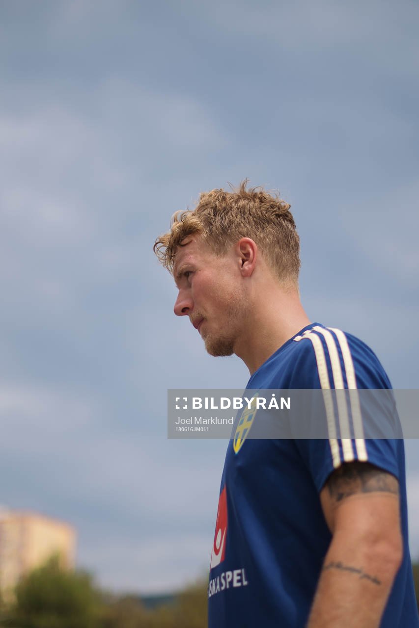 Oscar Hiljemark of the Swedish national football team