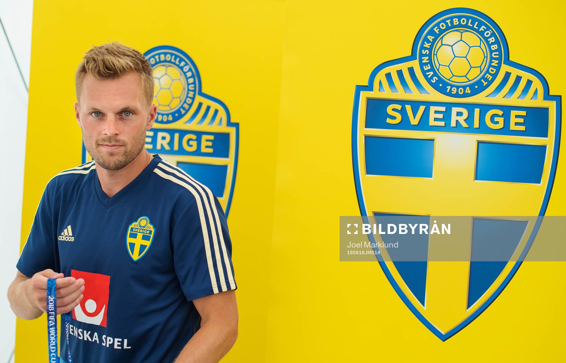 Sebastian Larsson of the Swedish national football team