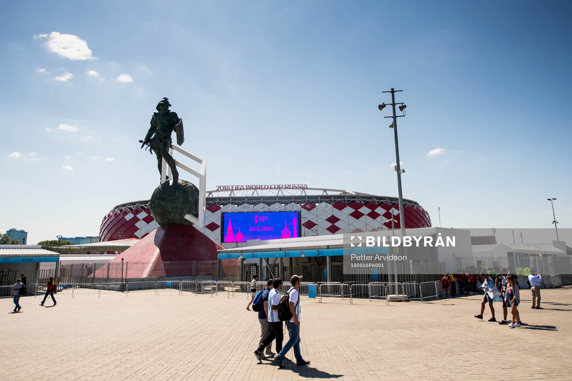 General view of Spartak Stadium prior the FIFA World Cup