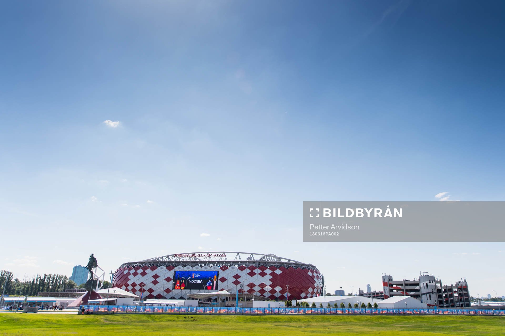 General view of Spartak Stadium prior the FIFA World Cup