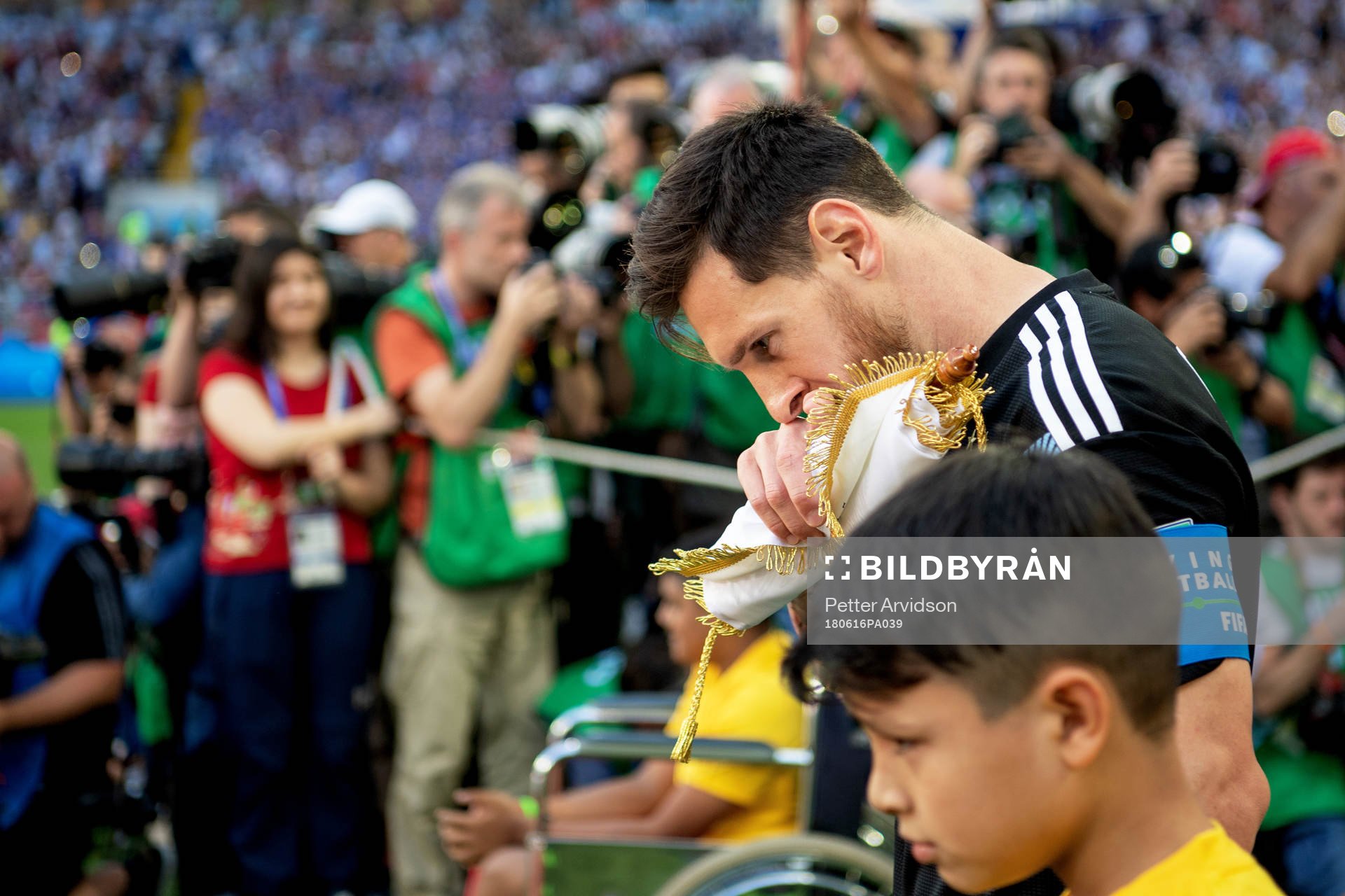 Lionel Messi of Argentina
