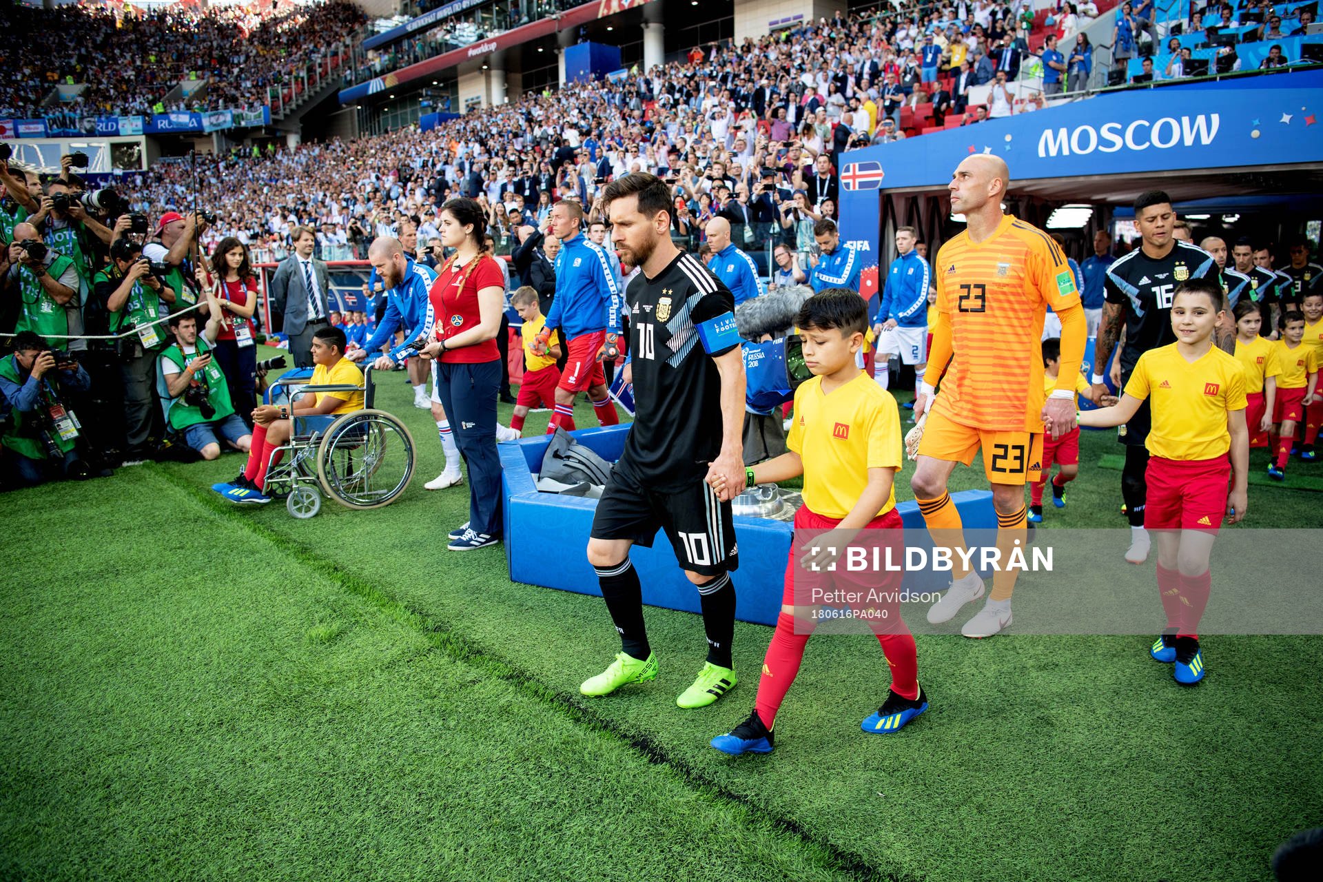 Lionel Messi of Argentina