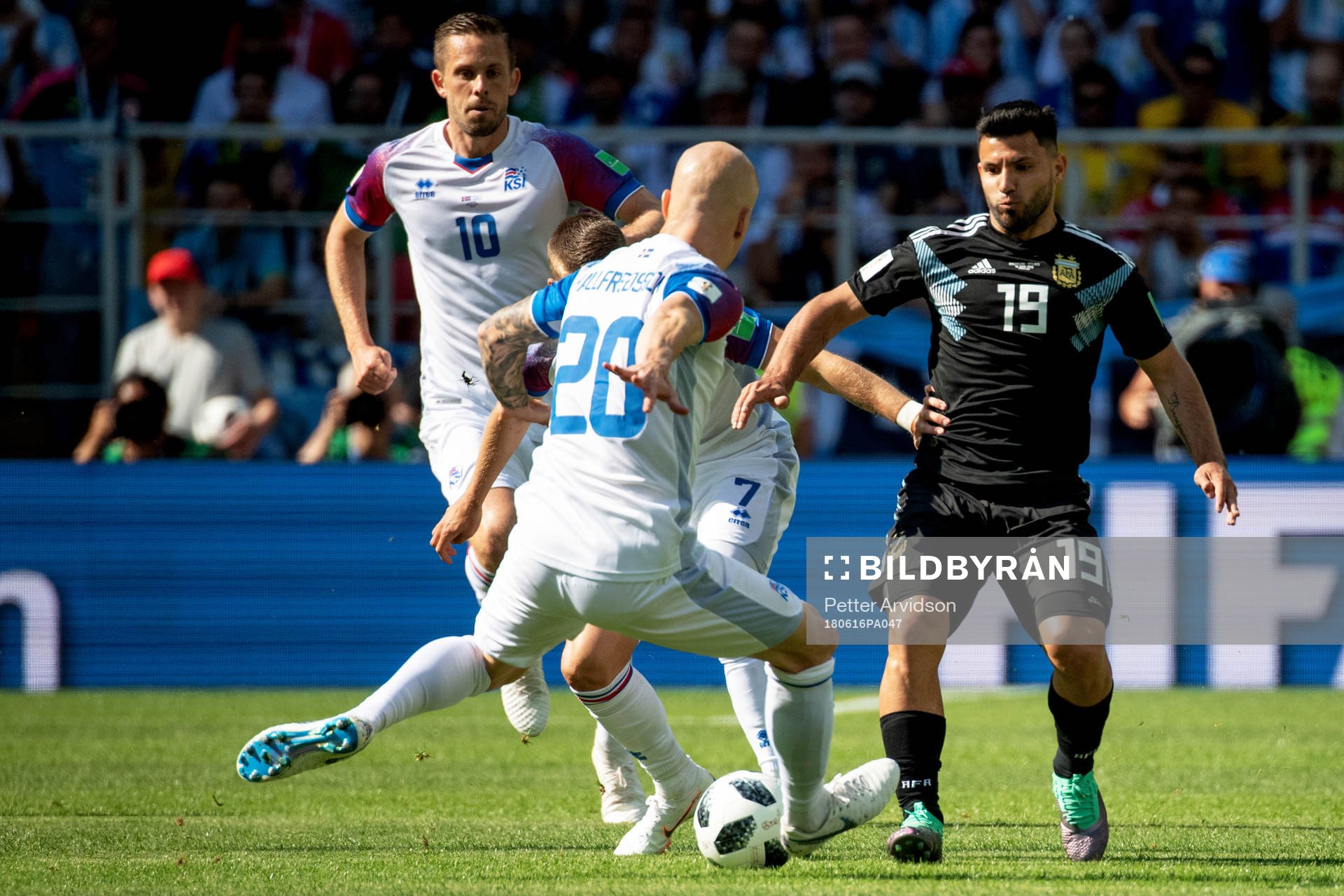 Sergio Aguero of Argentina