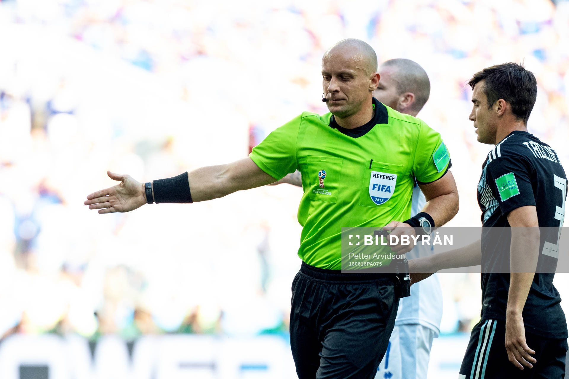 referee Szymon Marciniak a penalty
