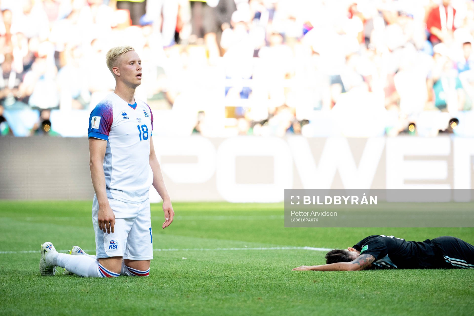 of Iceland Hördur Magnusson looks dejected