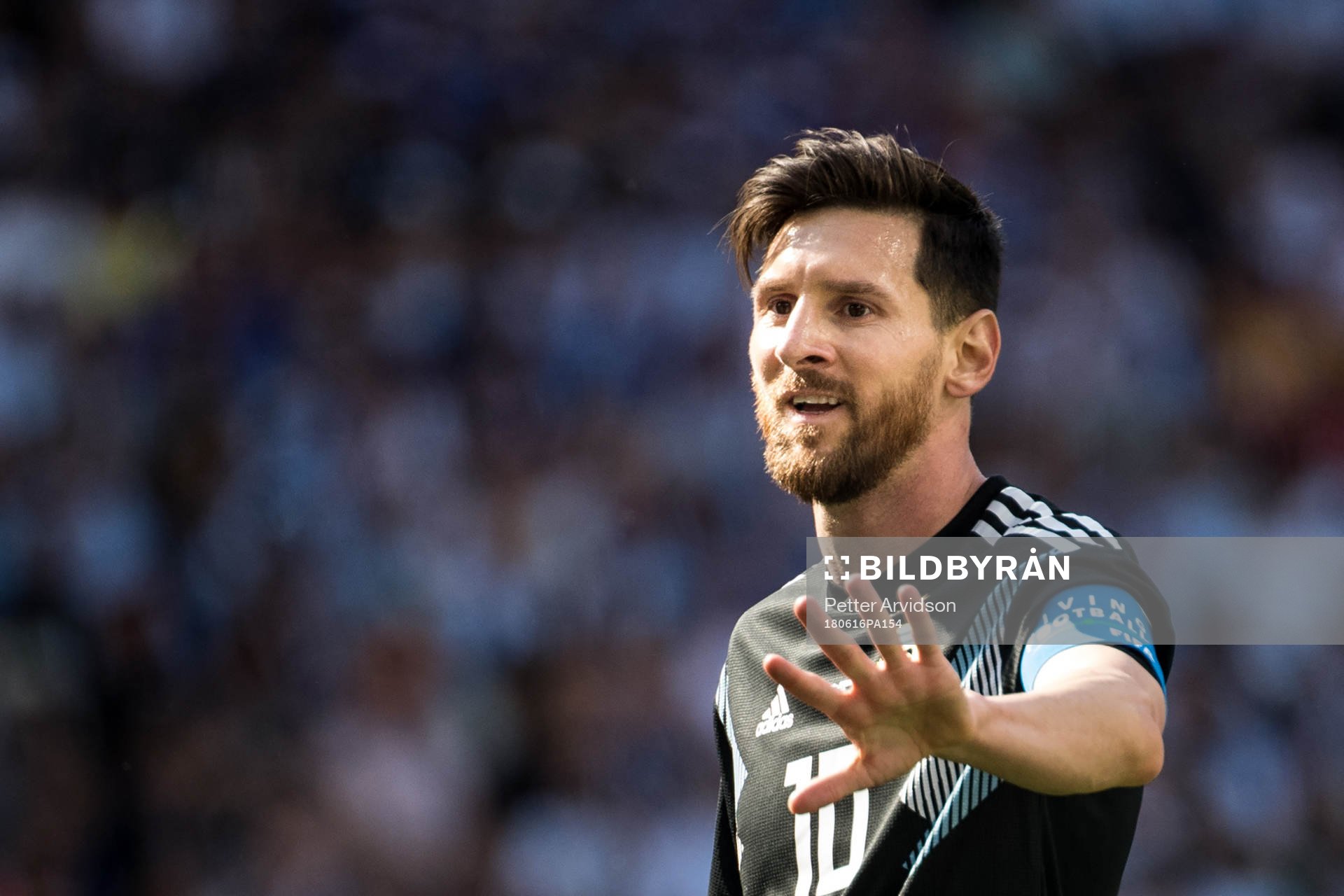 Lionel Messi of Argentina