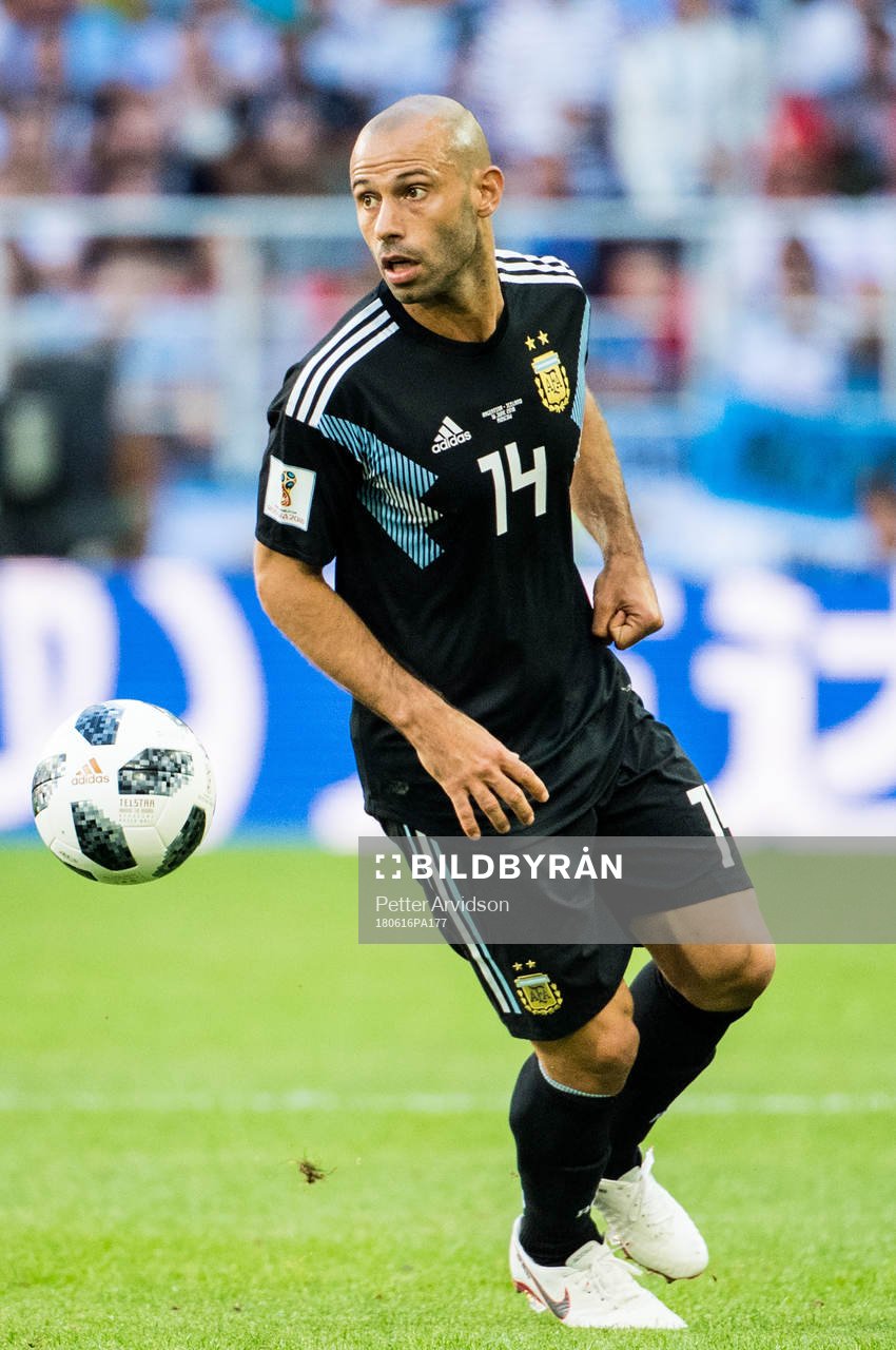Javier Mascherano of Argentina