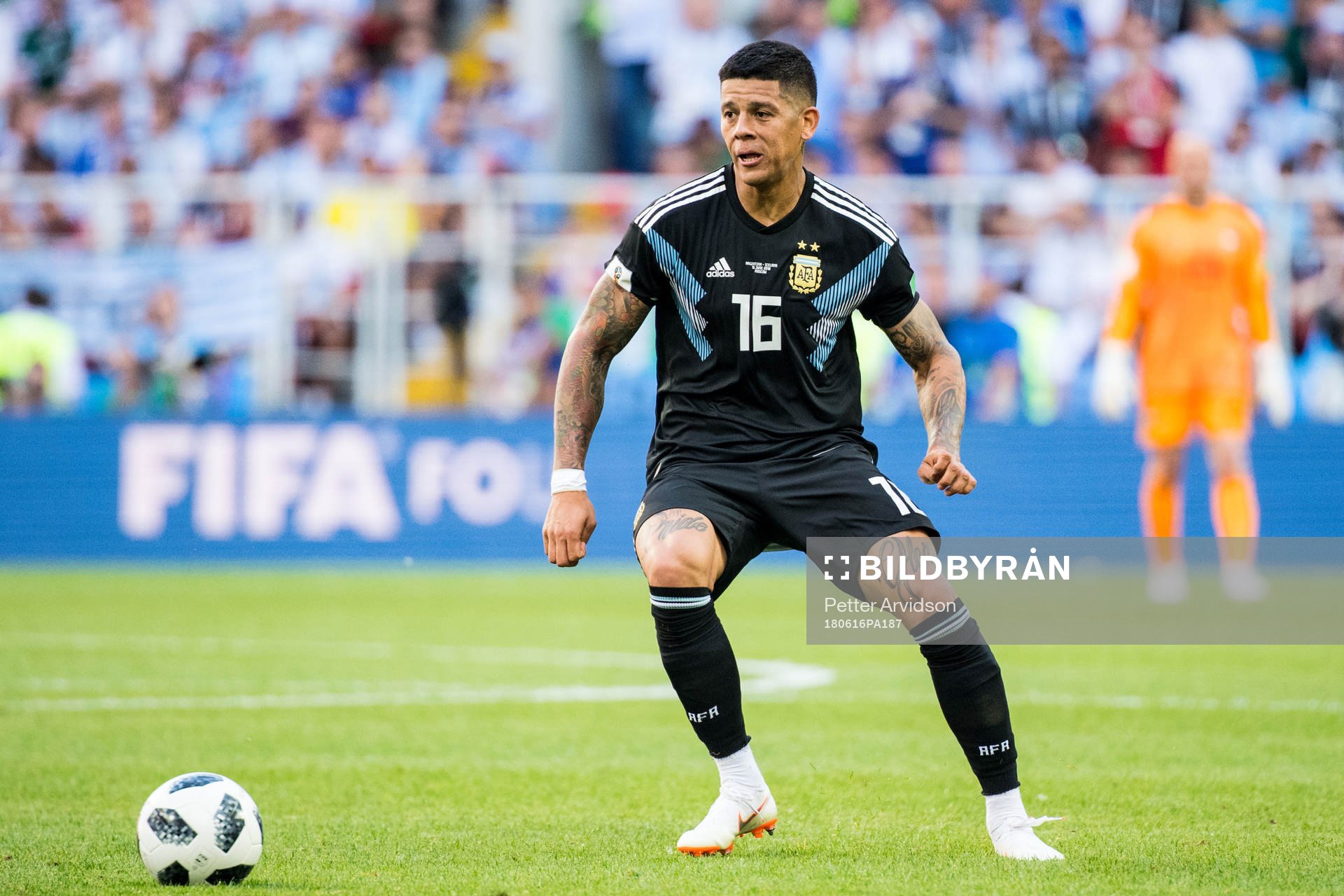 Marcos Rojo of Argentina