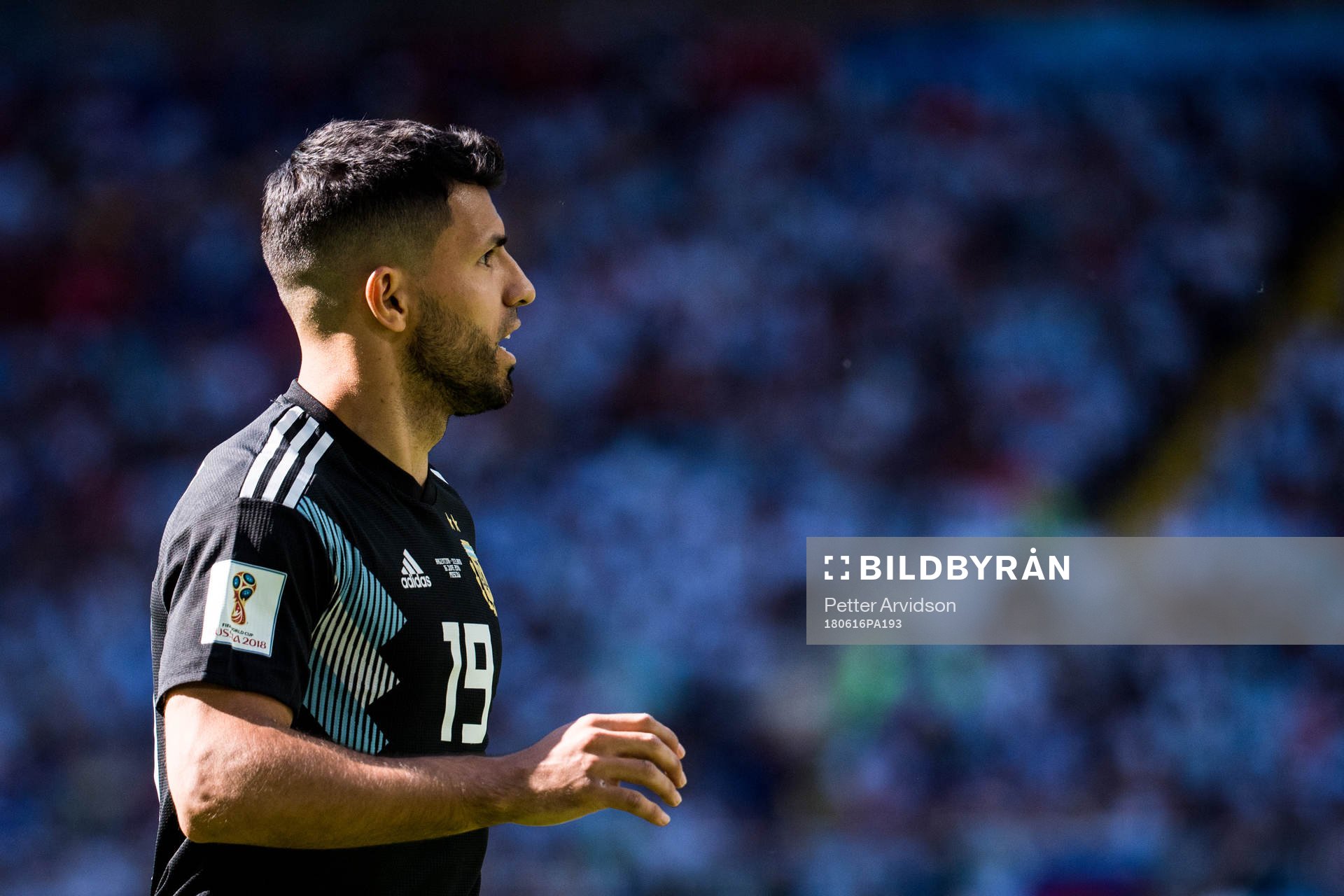 Sergio Aguero of Argentina