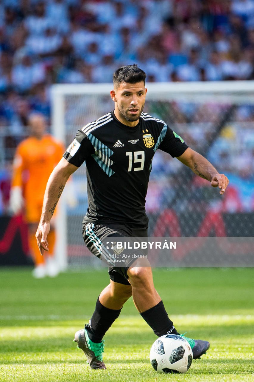 Sergio Aguero of Argentina