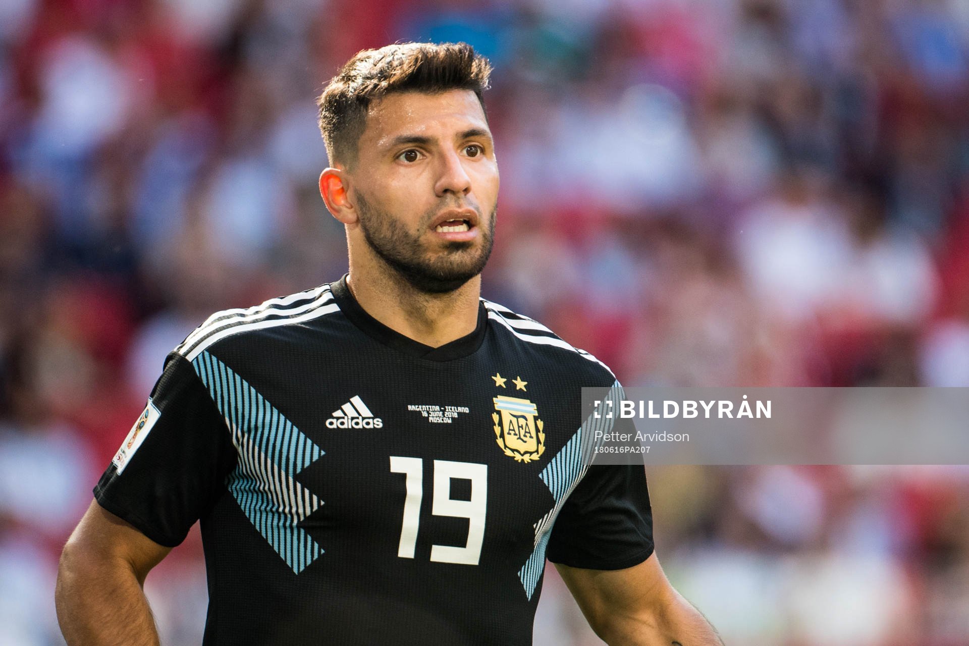 Sergio Aguero of Argentina