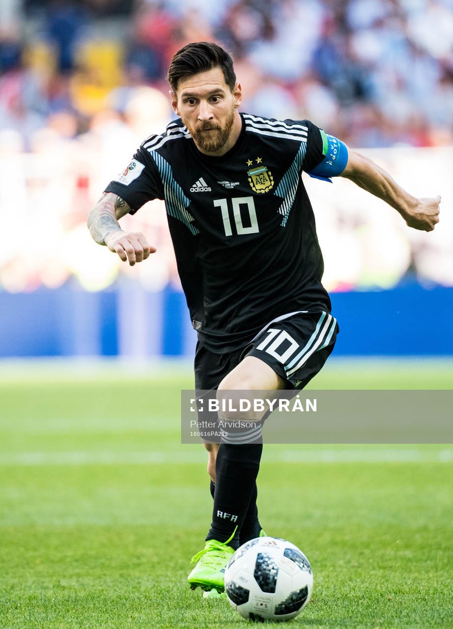 Lionel Messi of Argentina