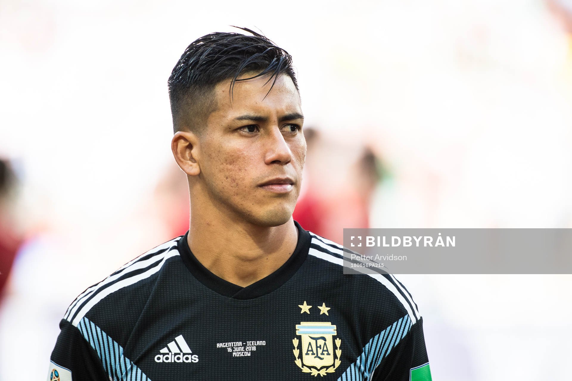 Maximiliano Meza of Argentina prior the FIFA World Cup