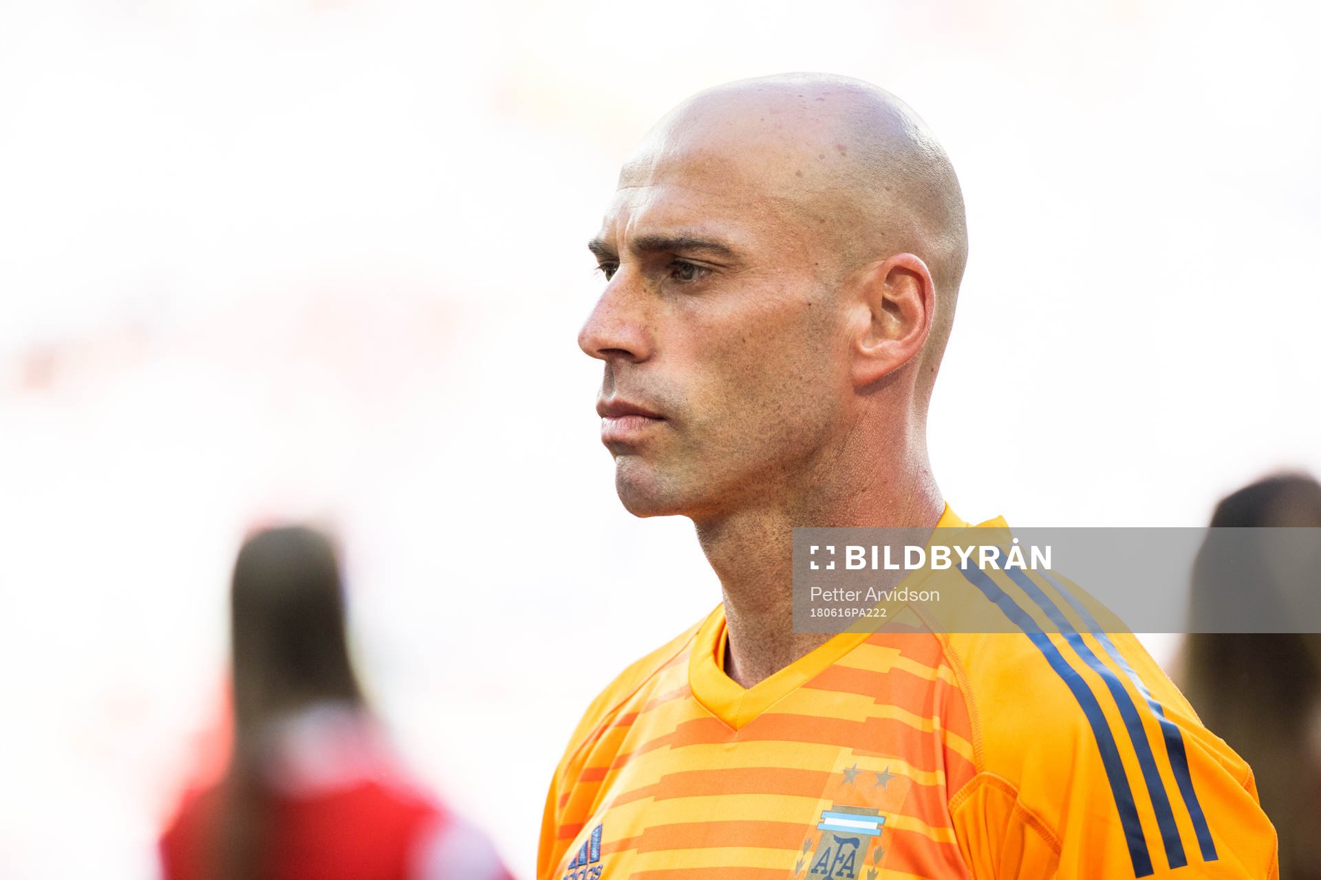 Goalkeeper Wilfredo Caballero of Argentina prior the FIFA