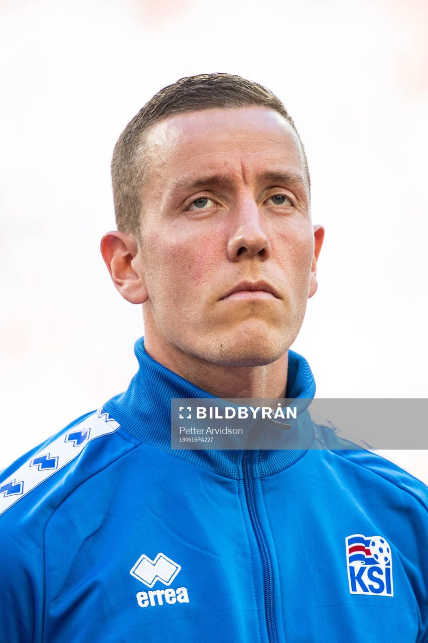 Goalkeeper Hannes Halldorsson of Iceland prior the FIFA
