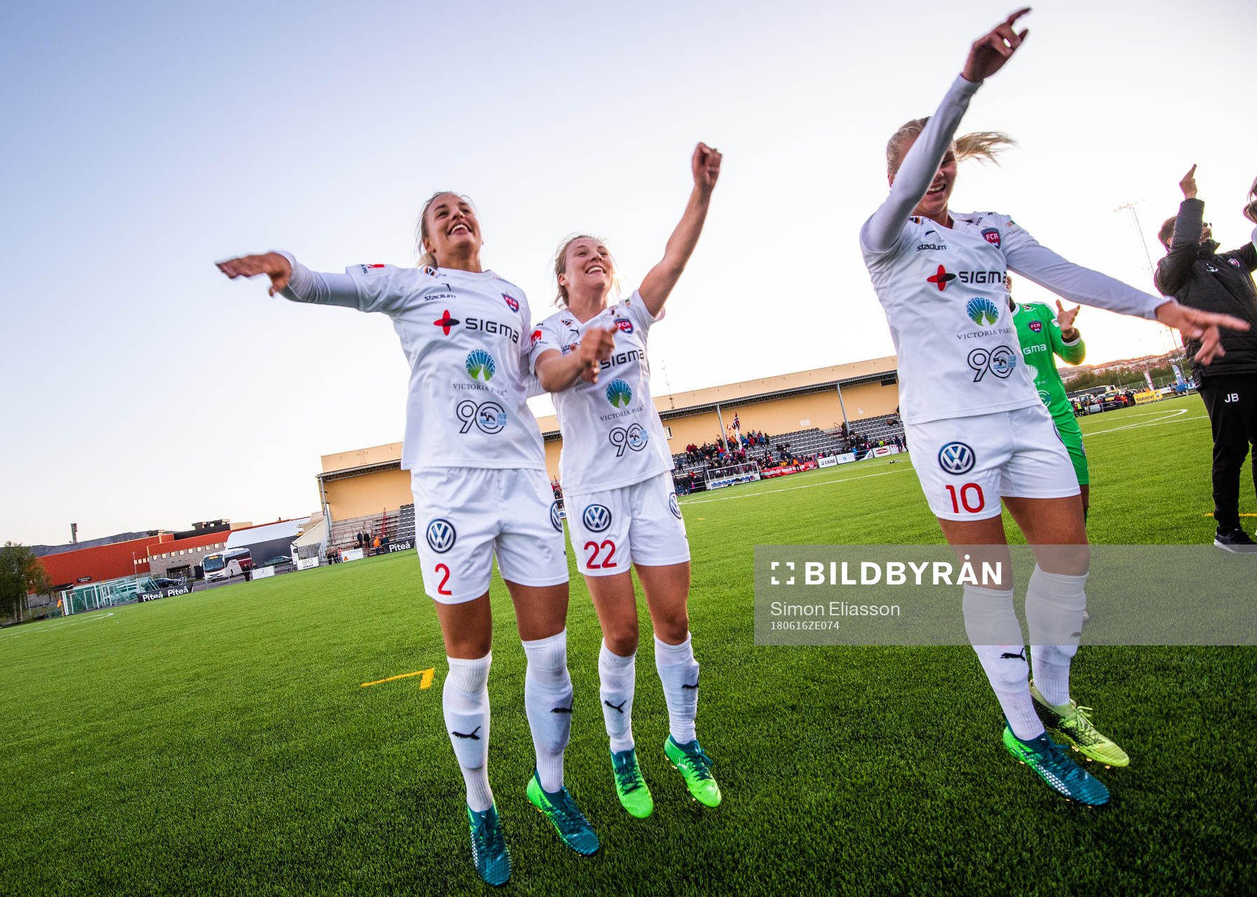 Rosengårds Nathalie Björn, Fiona Brown och Nellie Lilja