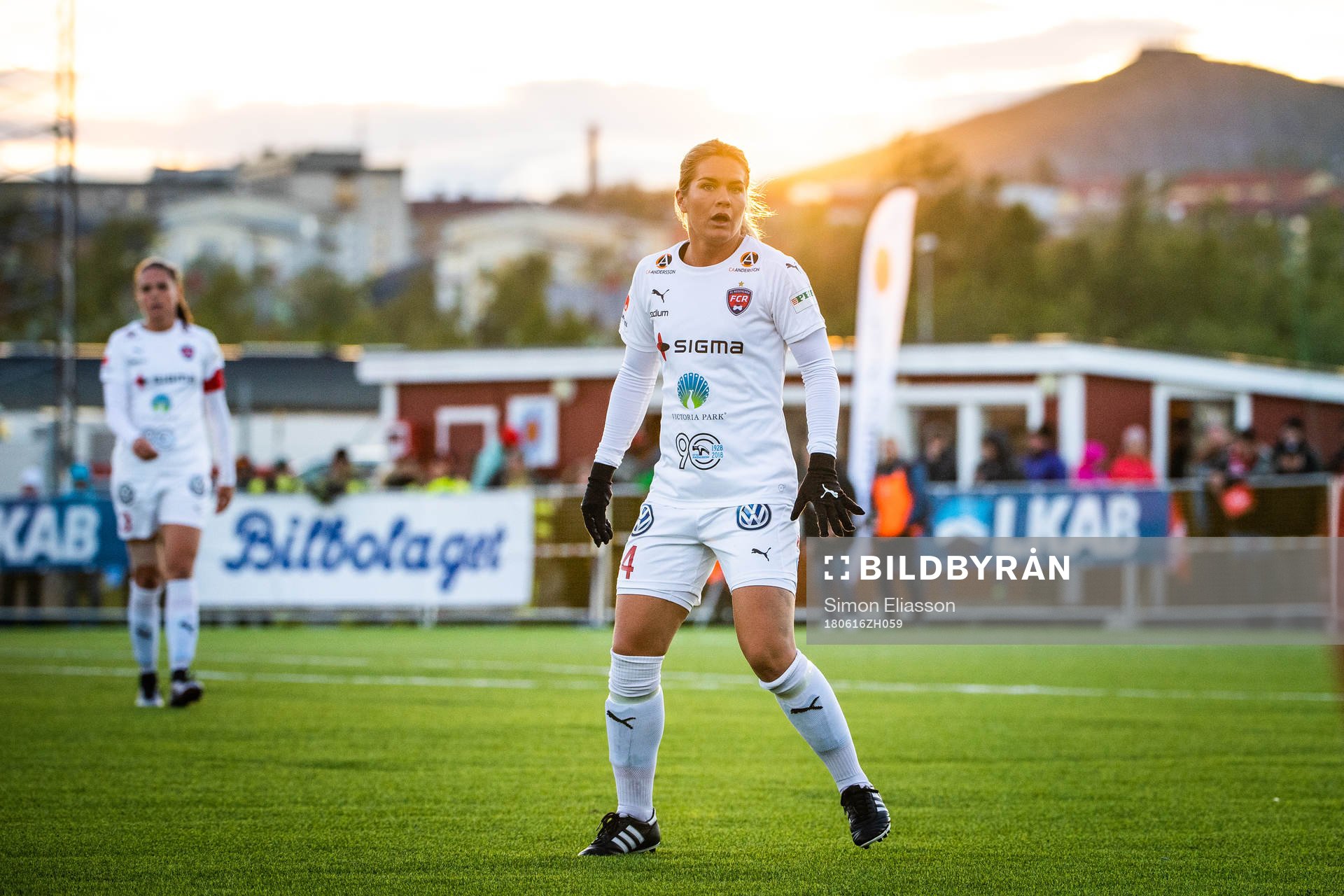 Rosengårds Hanna Folkesson framför Luossavaara i
