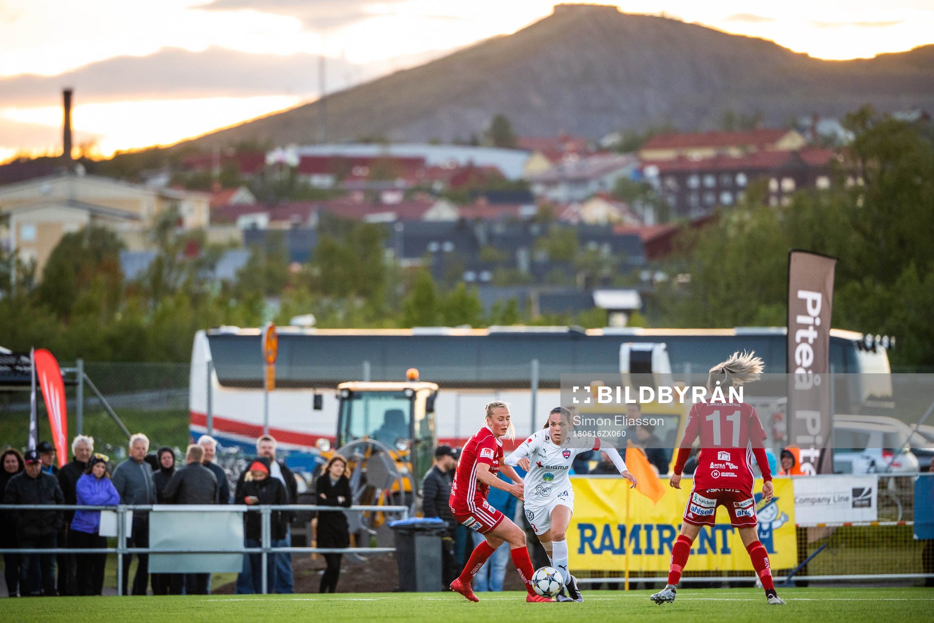 Rosengårds Simone Boye Sörensen med Luossavaara i