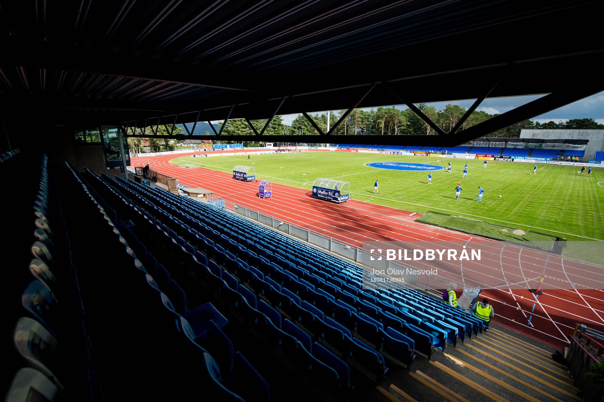 General interior view of Sandnes Idrettspark