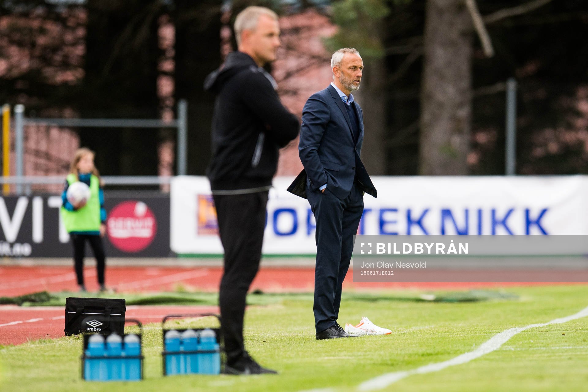 Bengt Sæternes, head coach of Sandnes Ulf, and Lars