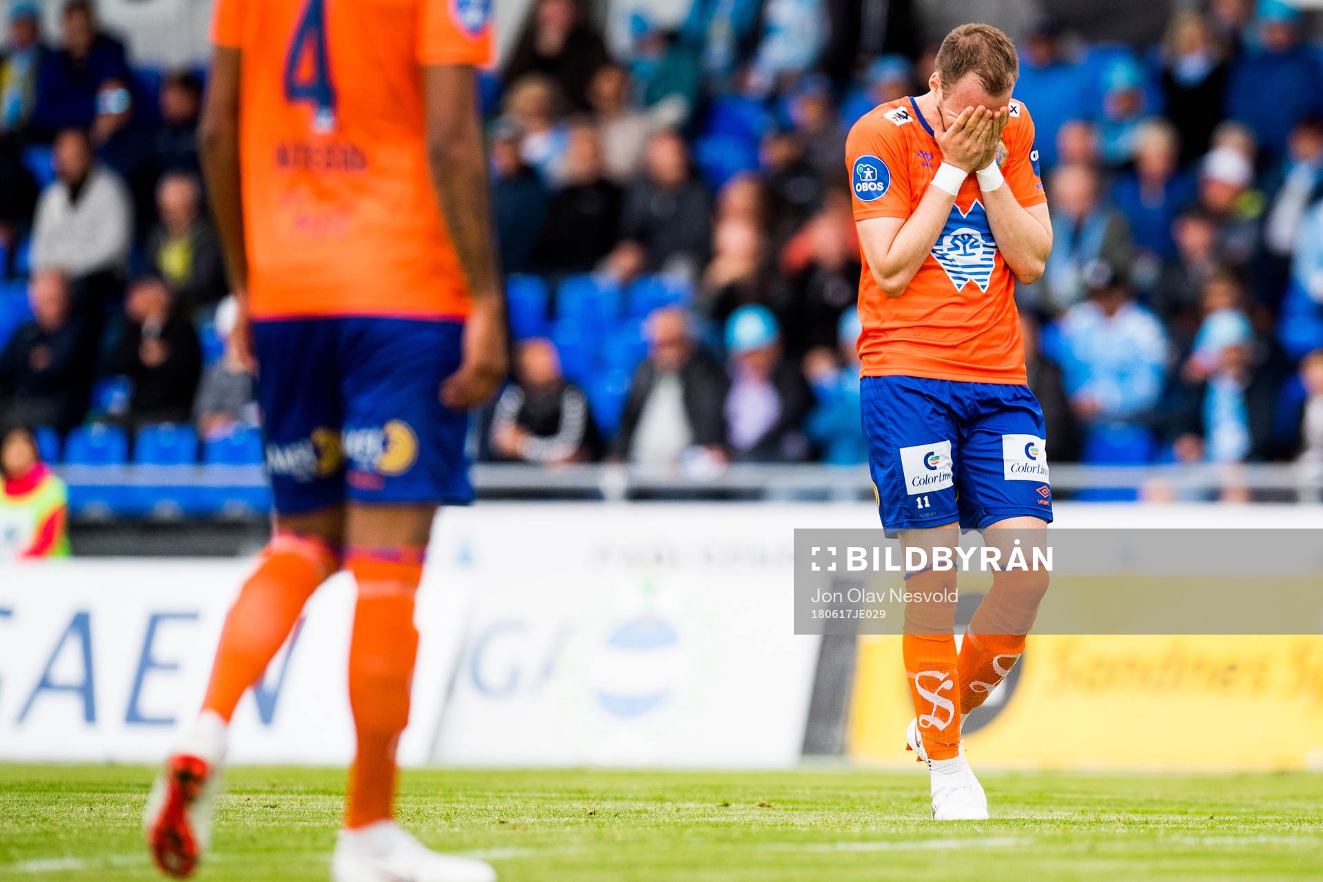 Aron Elís Thrándarson of Aalesund looks dejected