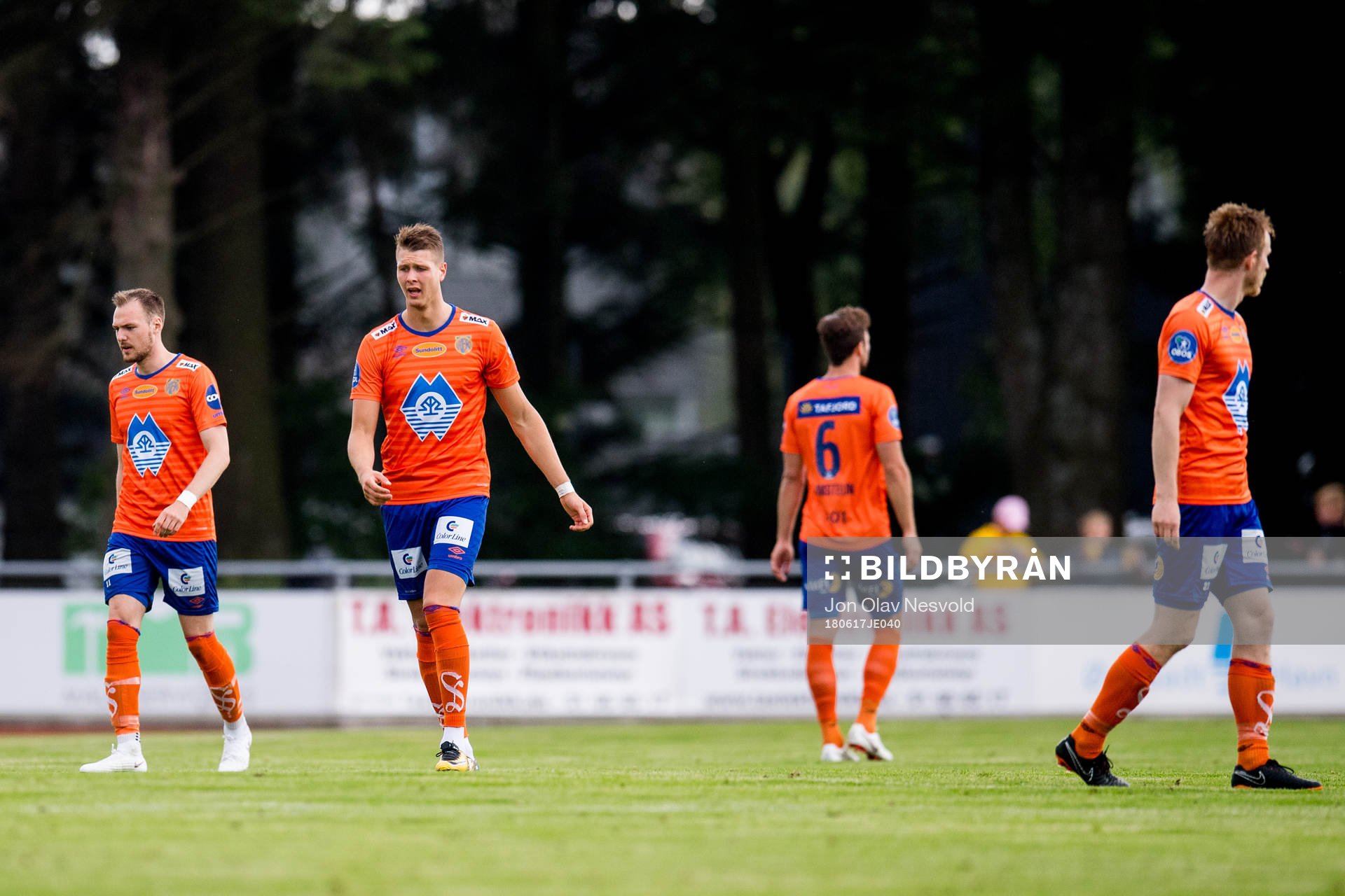 Hólmbert Fridjónsson of Aalesund looks dejected